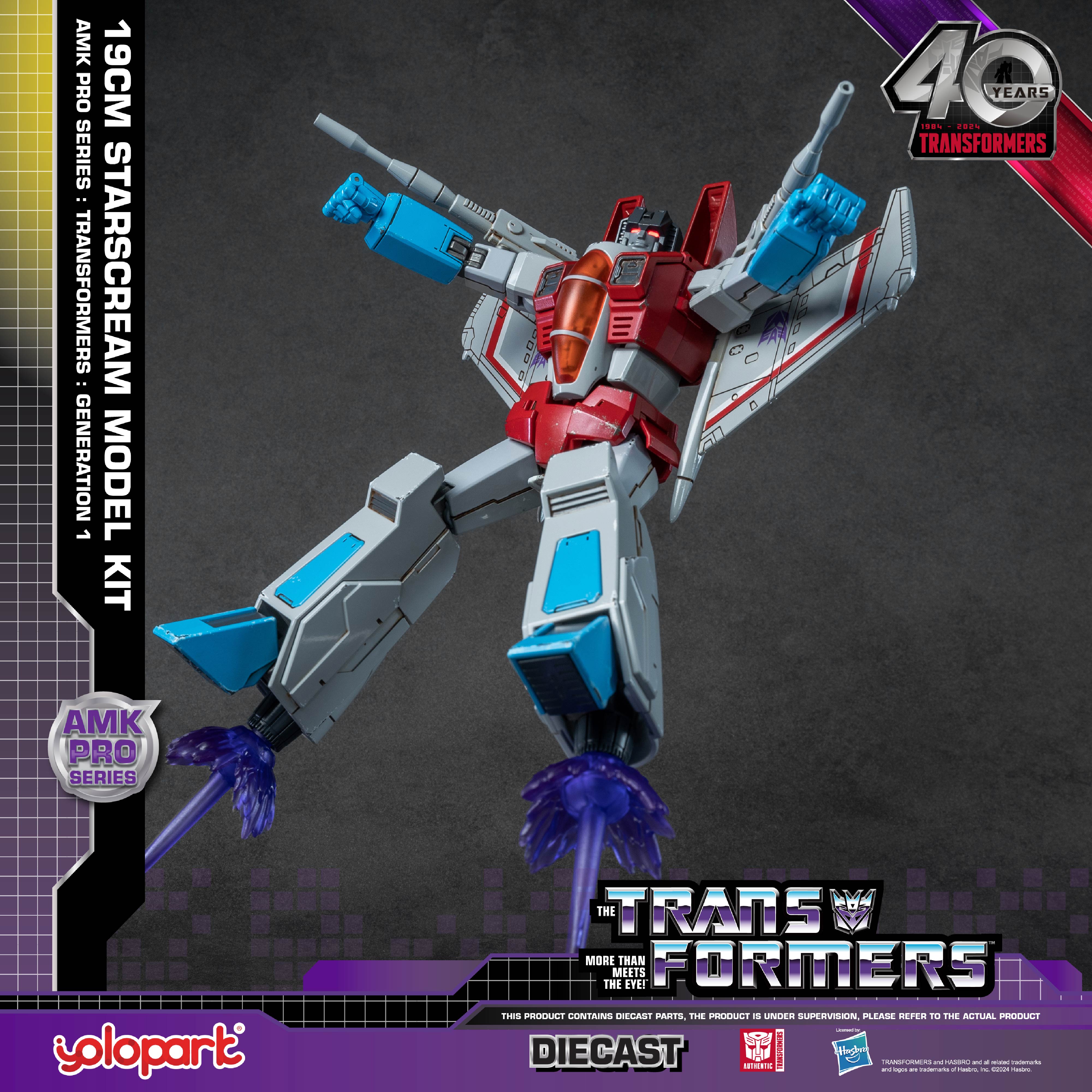 【Pre-order】Transformers: Generation 1 - 20cm Starscream Model Kit - AMK PRO Series - Yolopark