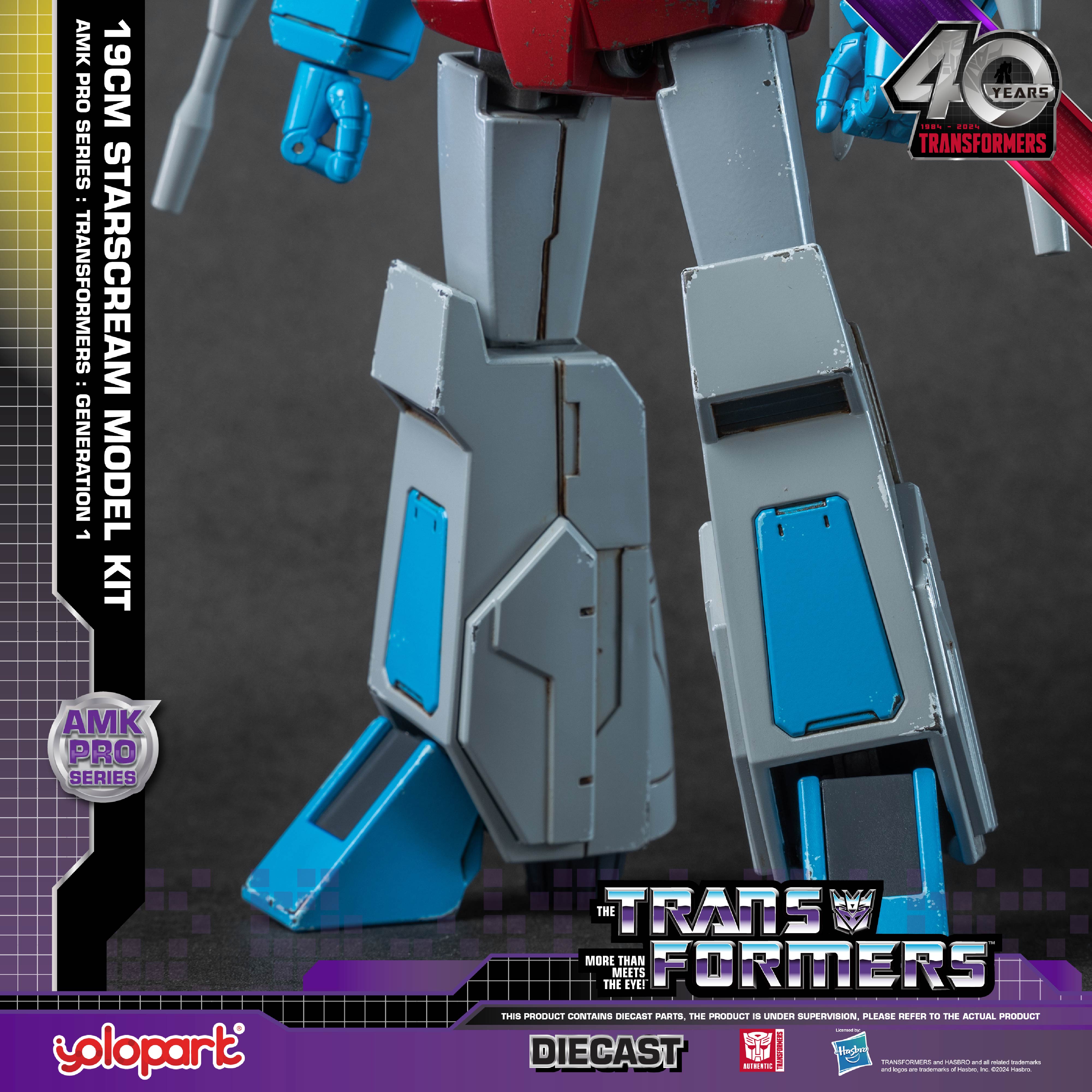 【Pre-order】Transformers: Generation 1 - 20cm Starscream Model Kit - AMK PRO Series - Yolopark