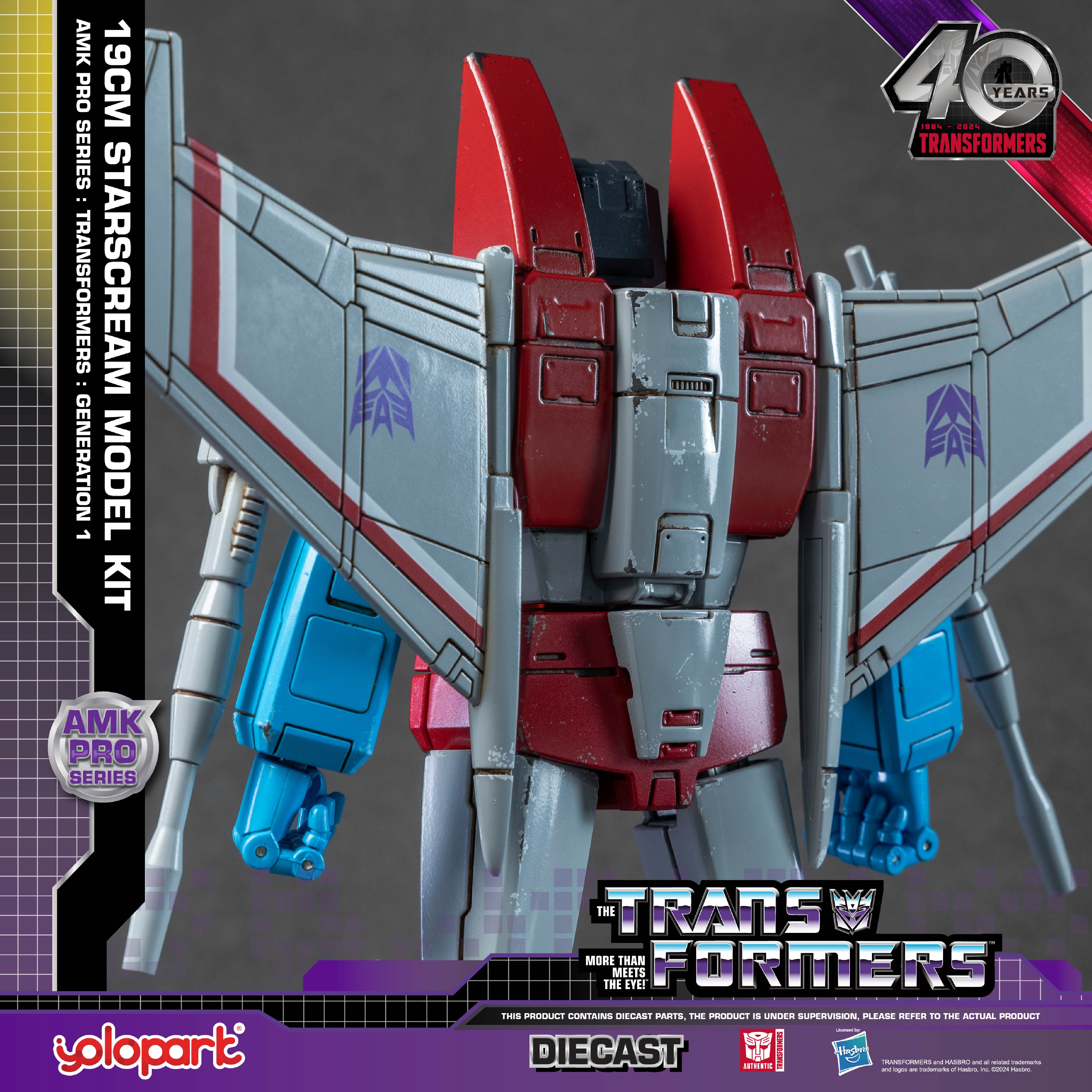 Transformers: Generation 1 - 19cm Starscream Model Kit - AMK PRO Series - Yolopark