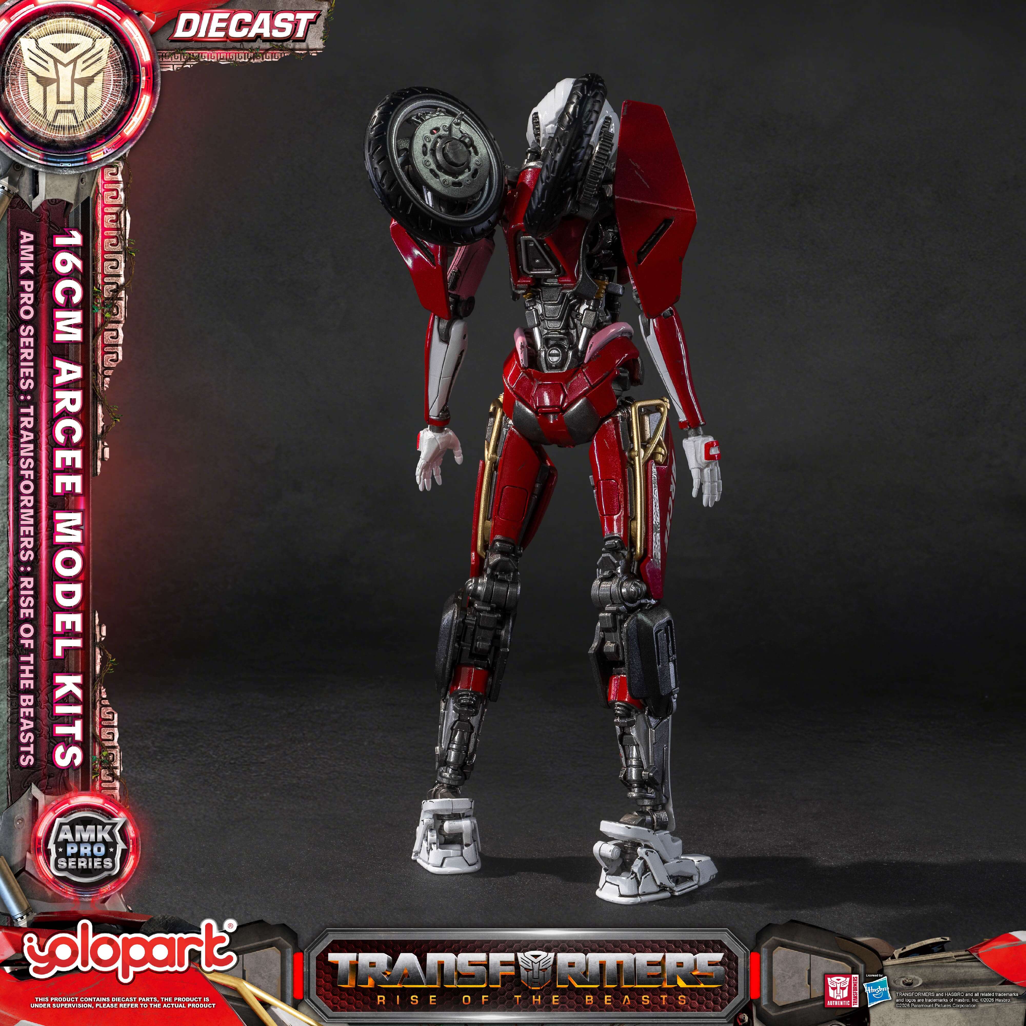 YOLOPARK Transformers ROTB Arcee AMK PRO 16cm Die-Cast Model Kit