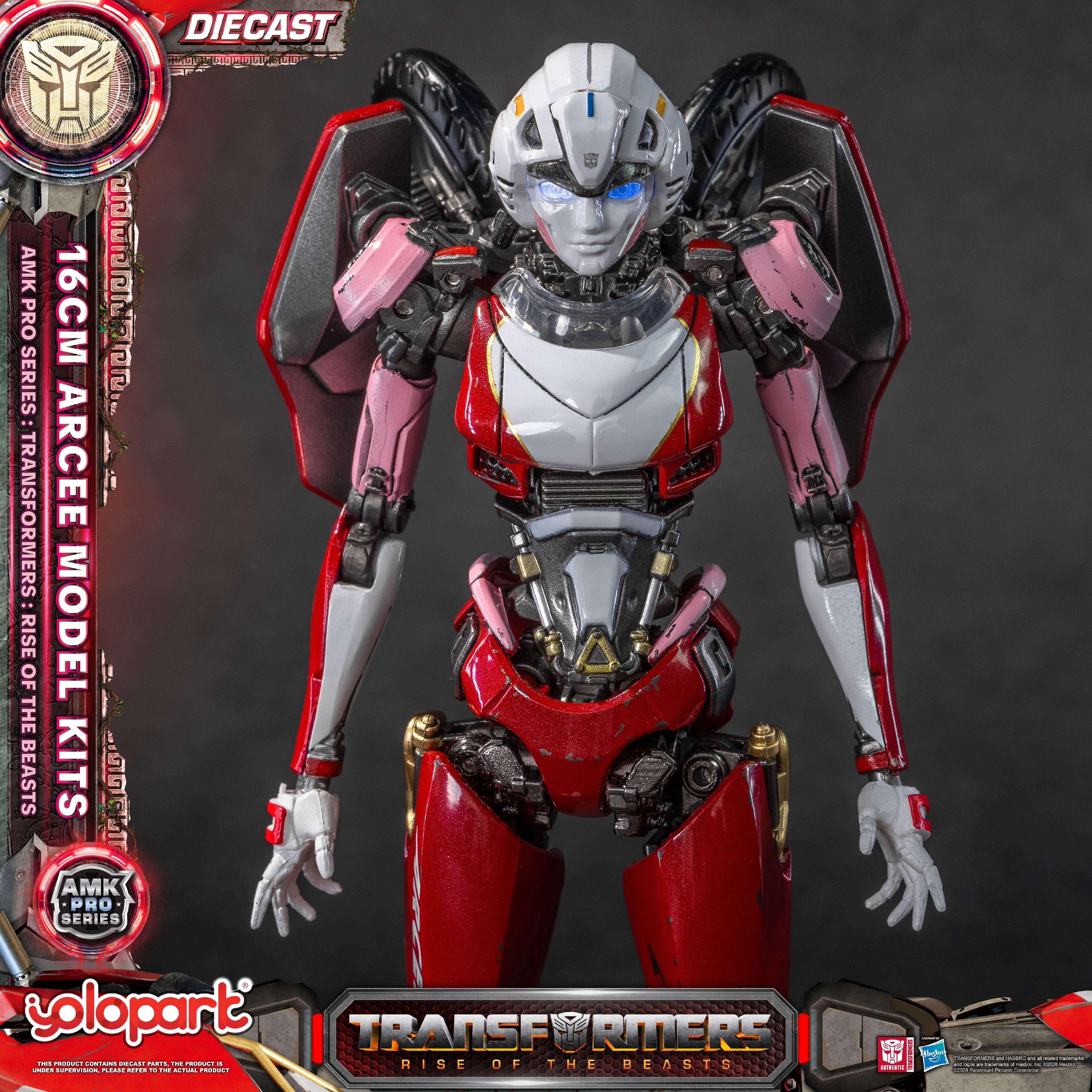 【YOLOPARK】トランスフォーマー アーシー モデルキット AMK PRO YOLOPARK Transformers ROTB Arcee AMK PRO 16cm Die-Cast Model Kit