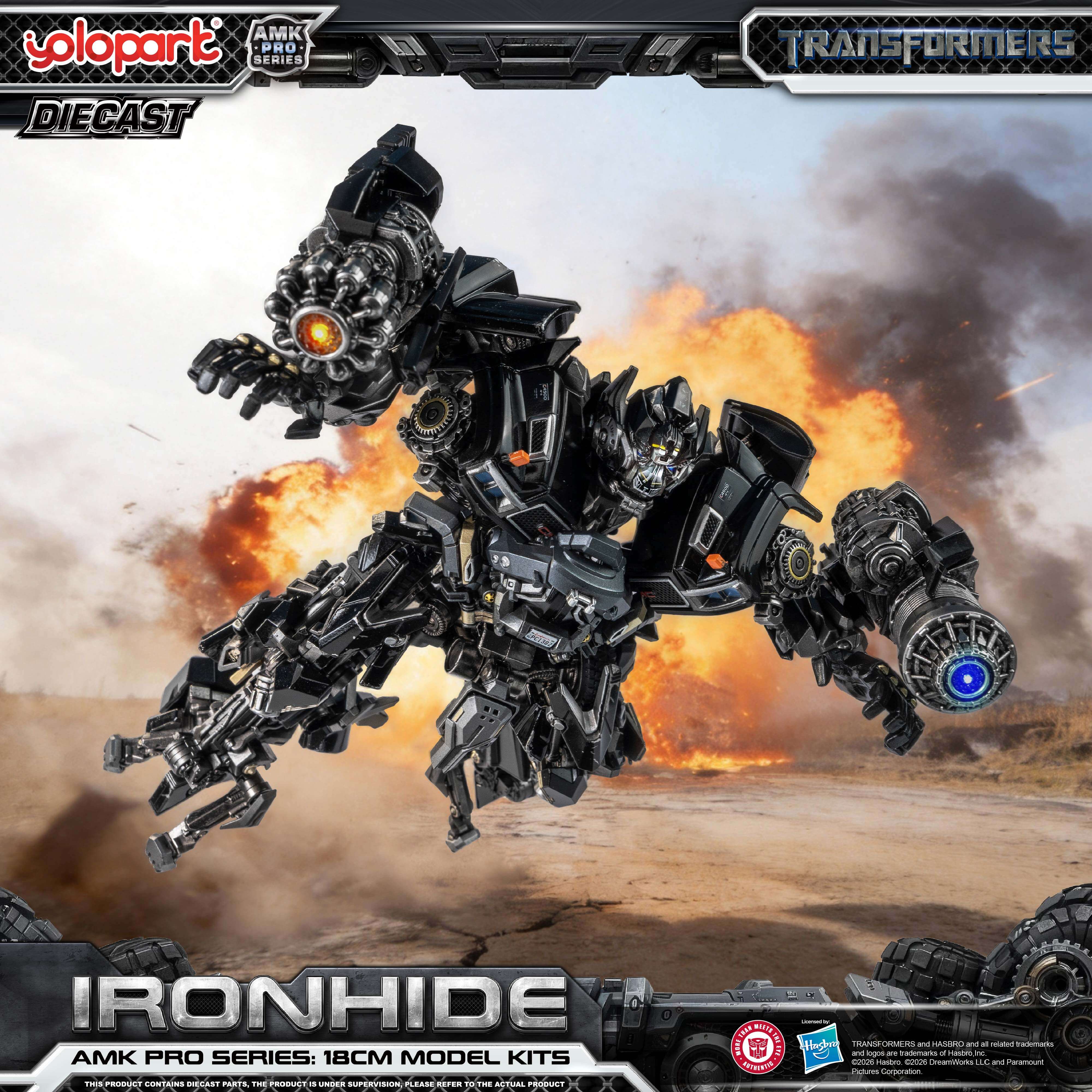 Transformers - 18cm Ironhide Model Kit - AMK PRO Series