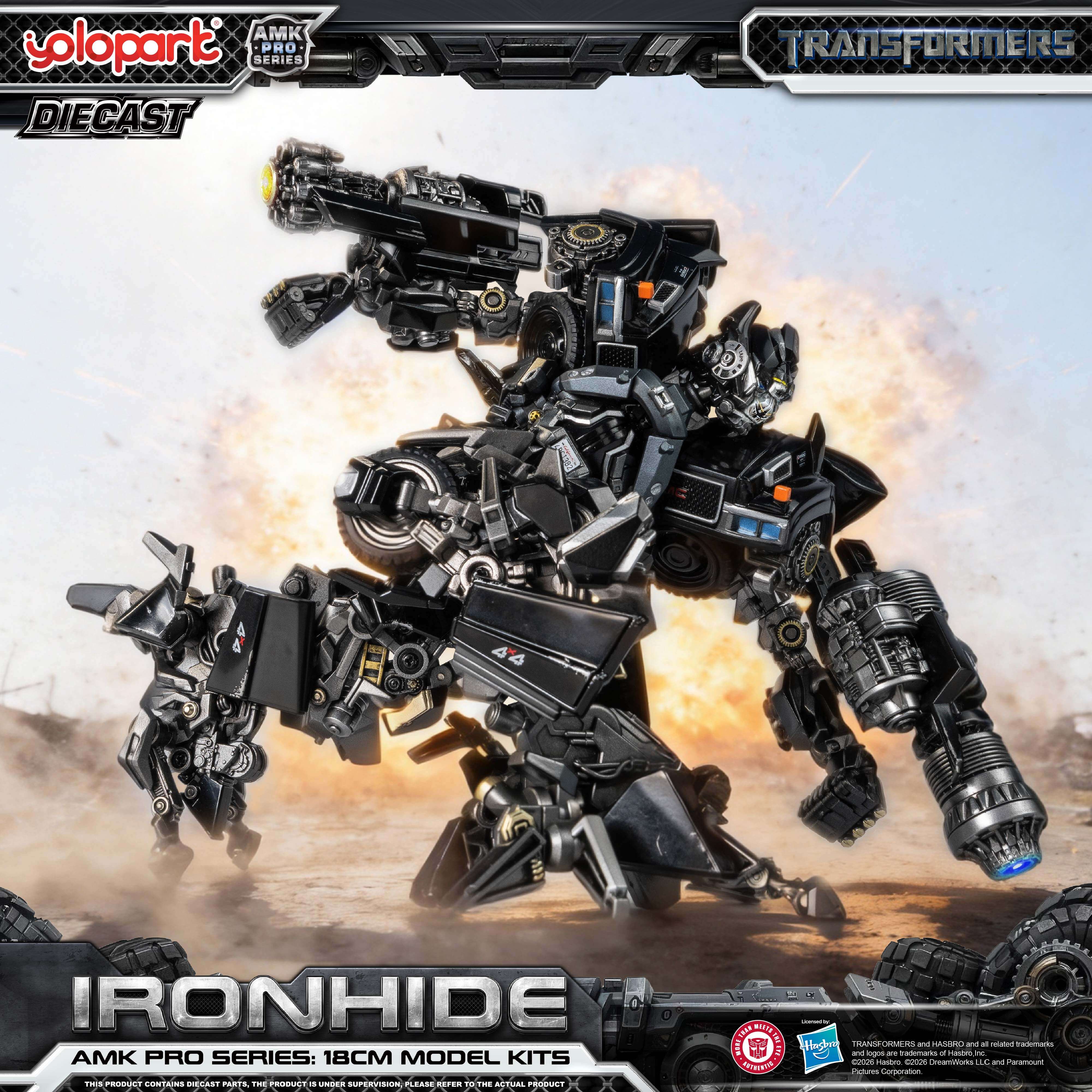 Transformers Ironhide 18cm Collectible Figure | YOLOPARK