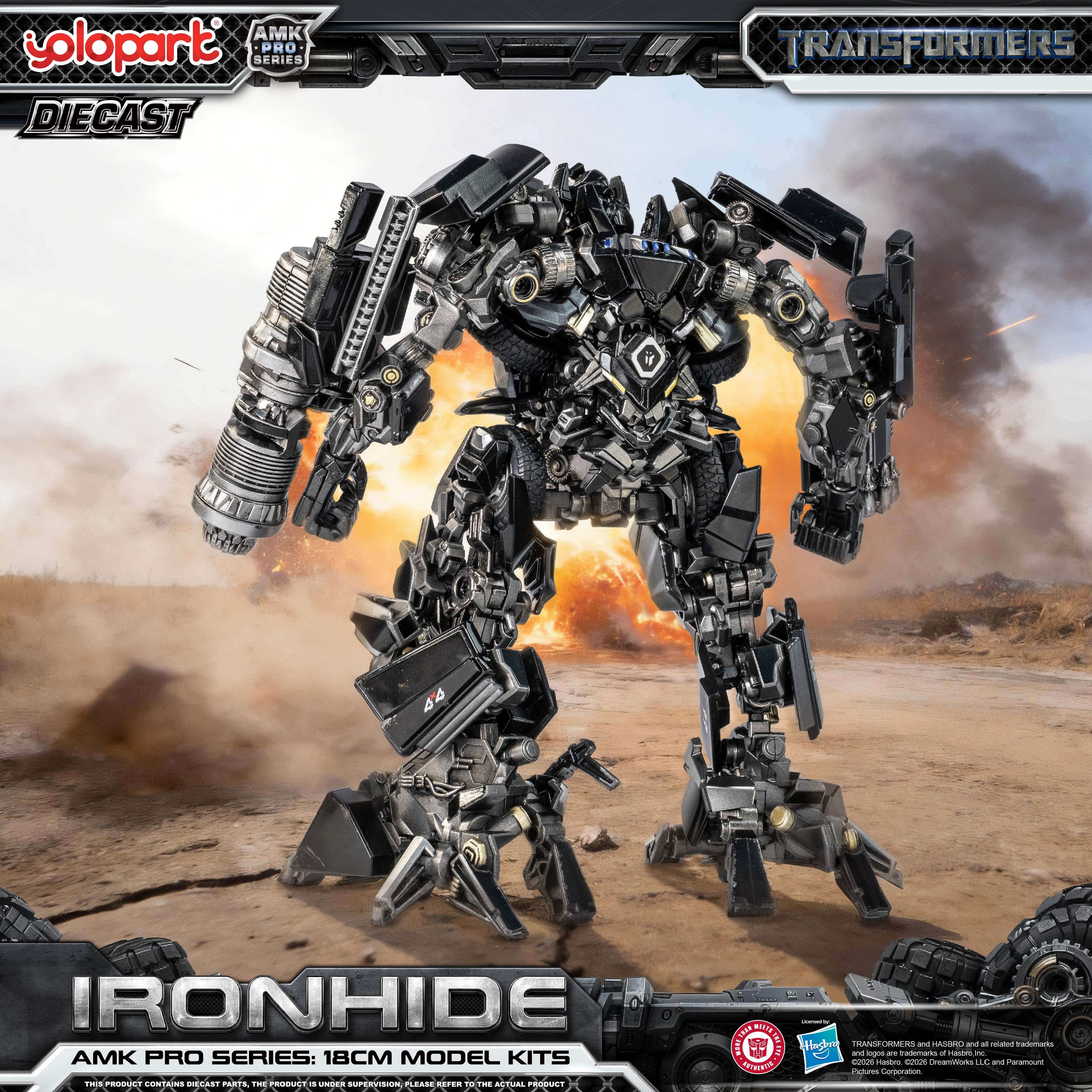 Transformers Ironhide 18cm Collectible Figure | YOLOPARK
