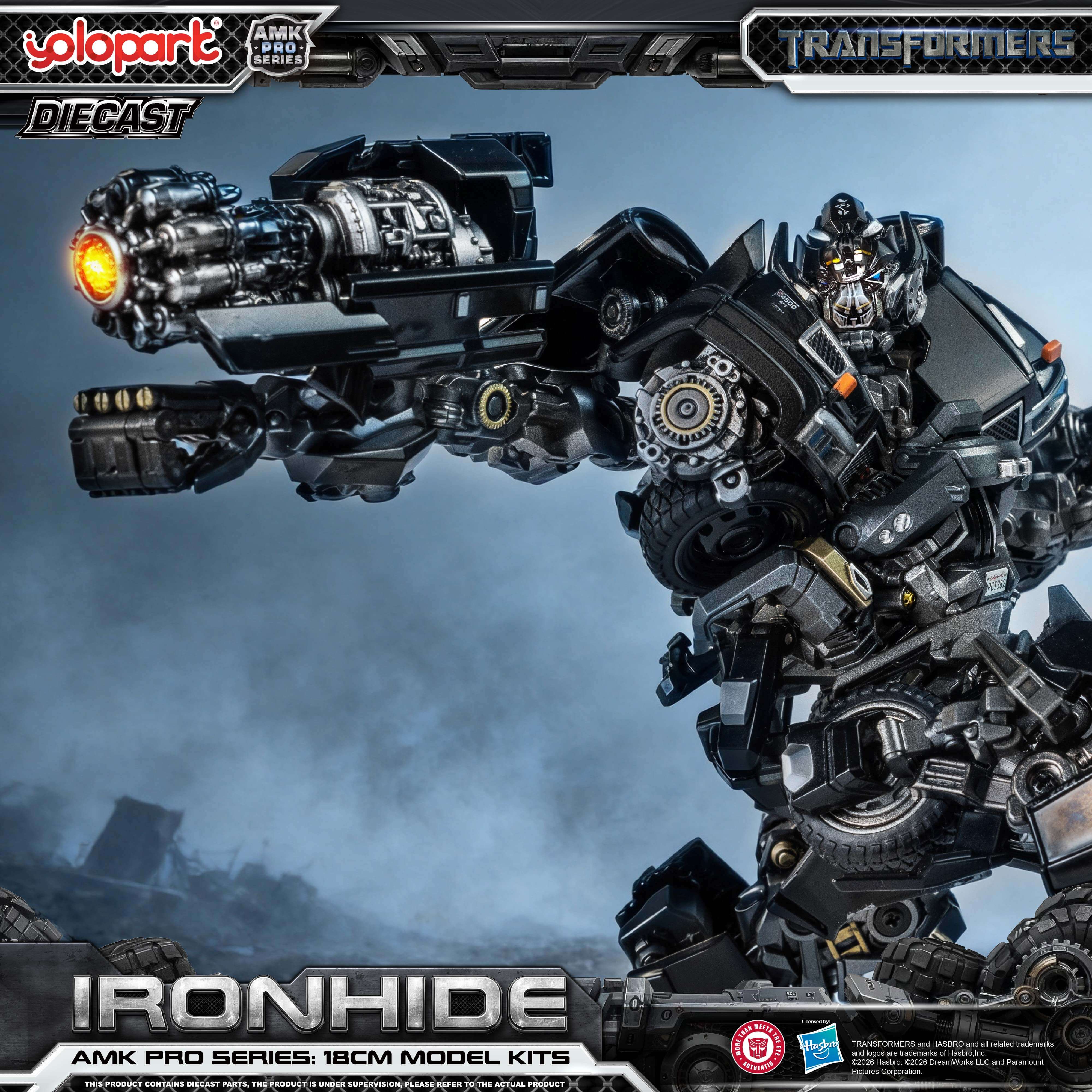Transformers - 18cm Ironhide Model Kit - AMK PRO Series