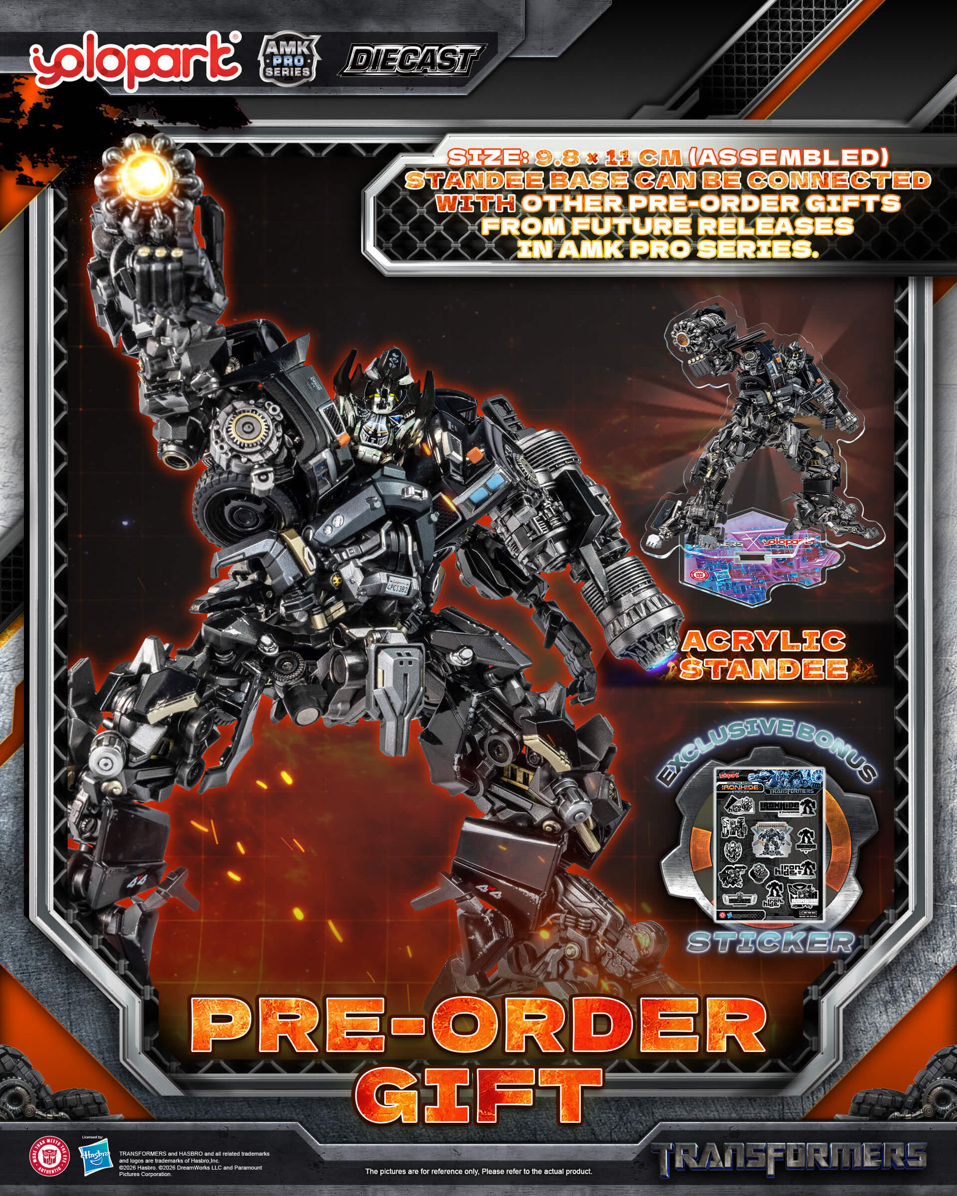 Transformers - 18cm Ironhide Model Kit - AMK PRO Series