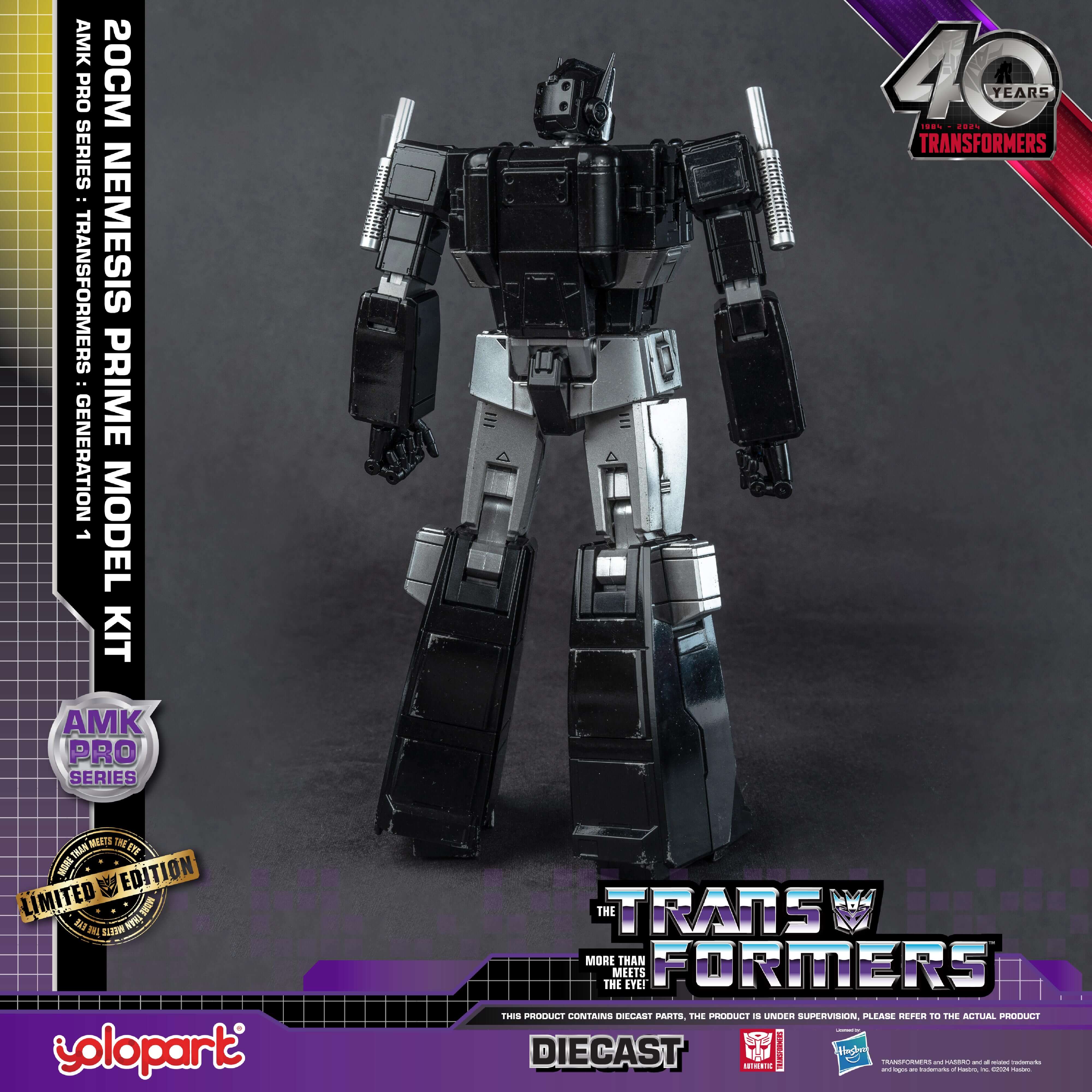 Transformers: Generation 1 - 20cm Nemesis Prime Model Kit - AMK PRO Series