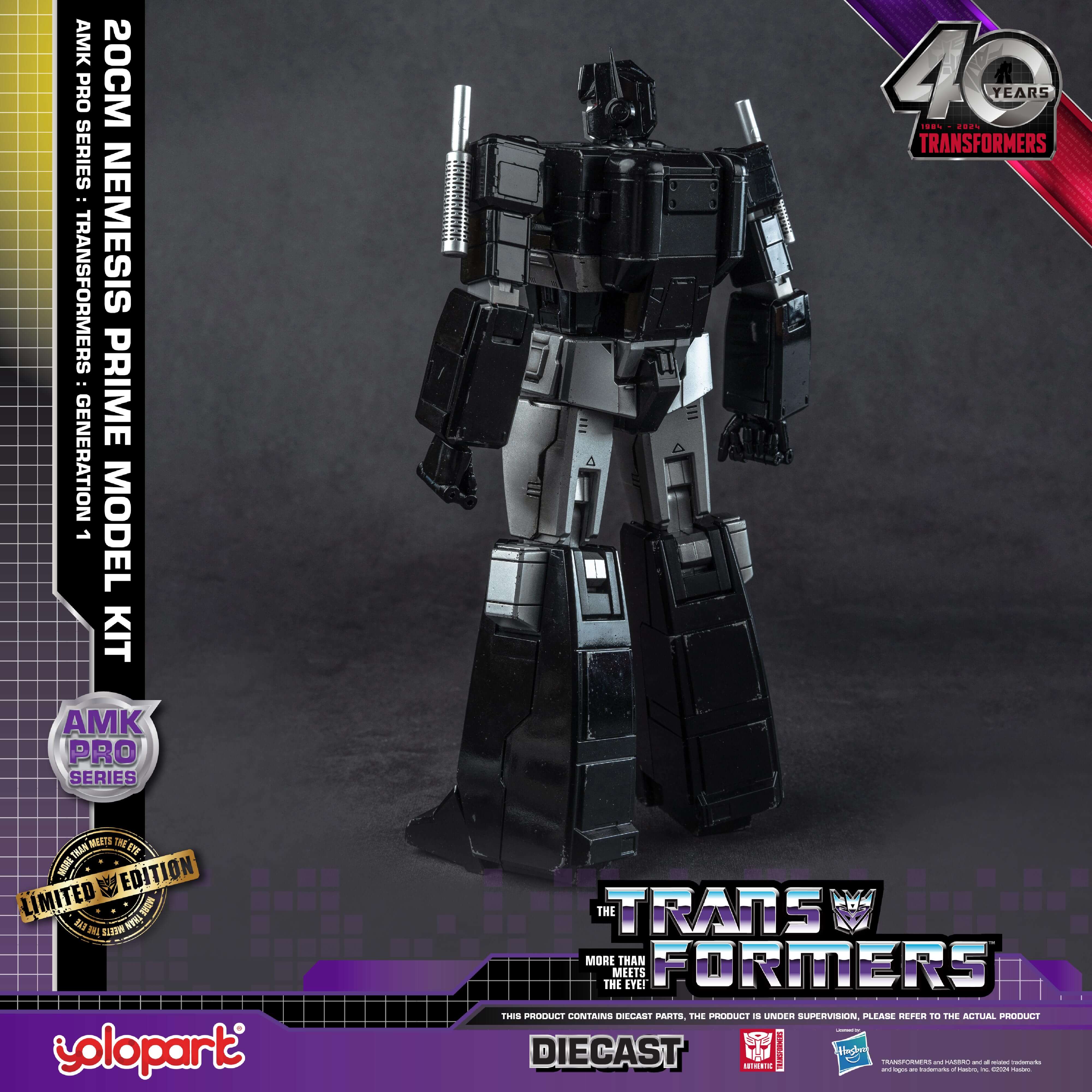 Transformers: Generation 1 - 20cm Nemesis Prime Model Kit - AMK PRO Series