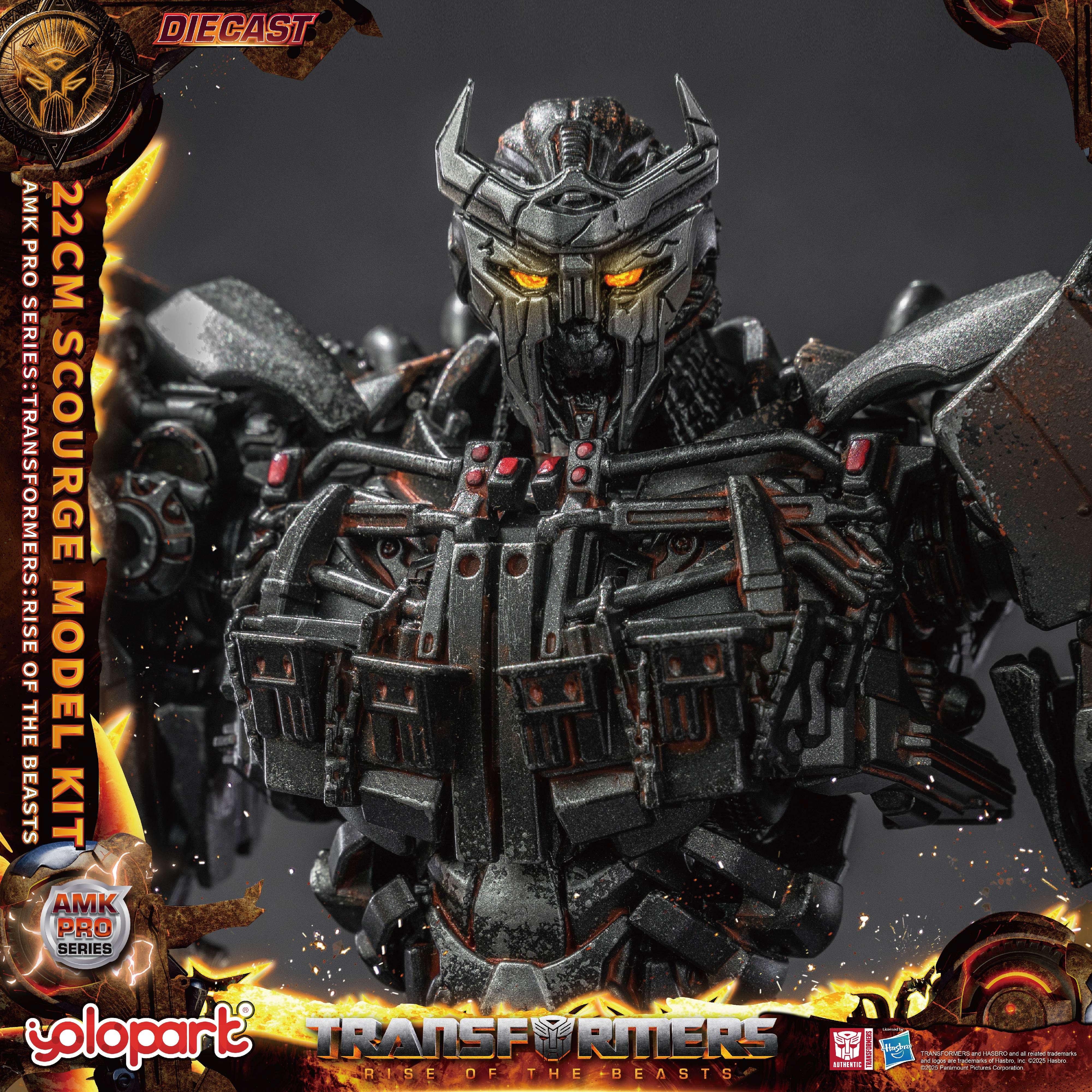 Transformers: Rise of the Beasts - 22cm Scourge Model Kit - AMK PRO Series