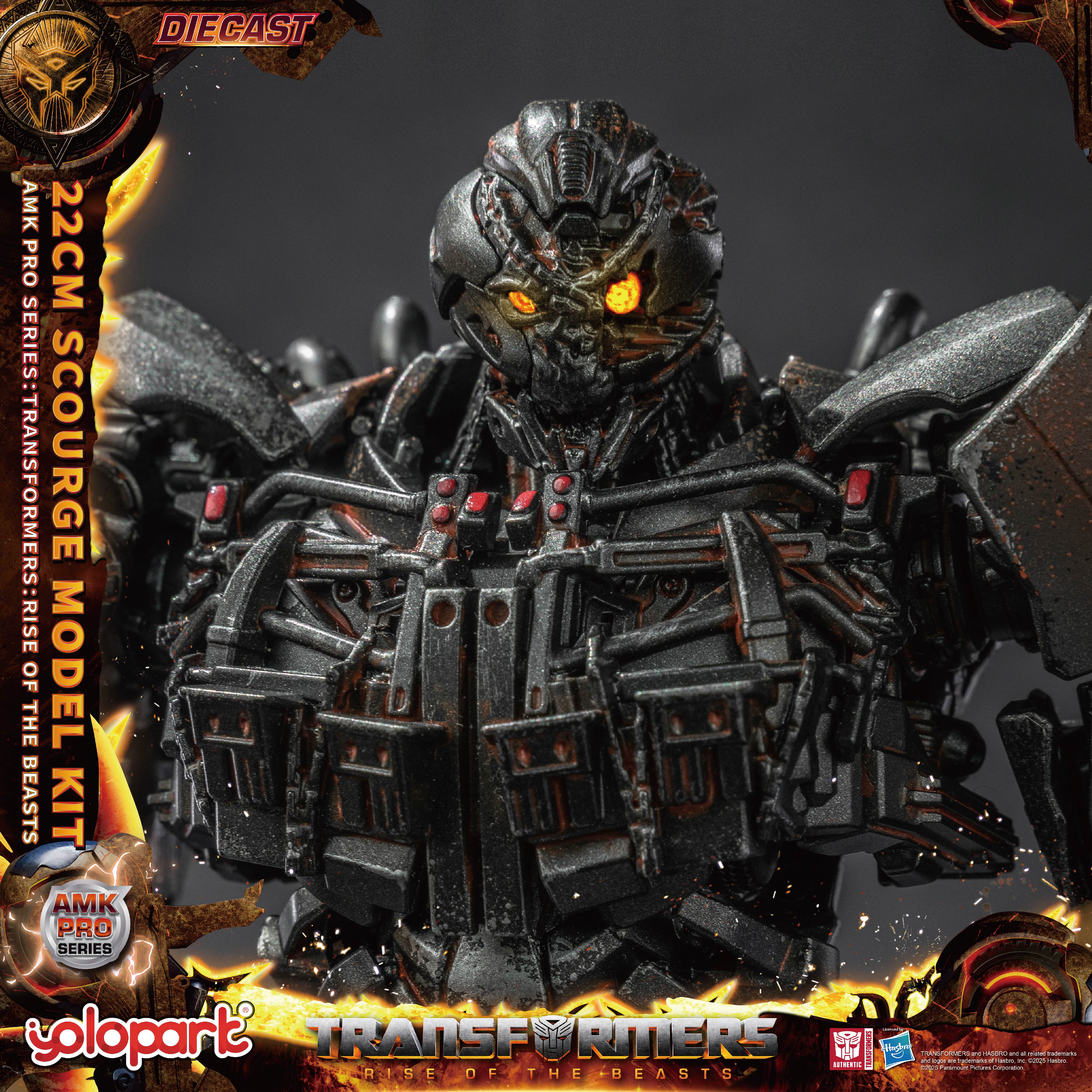 Transformers: Rise of the Beasts - 22cm Scourge Model Kit - AMK PRO Series - Yolopark