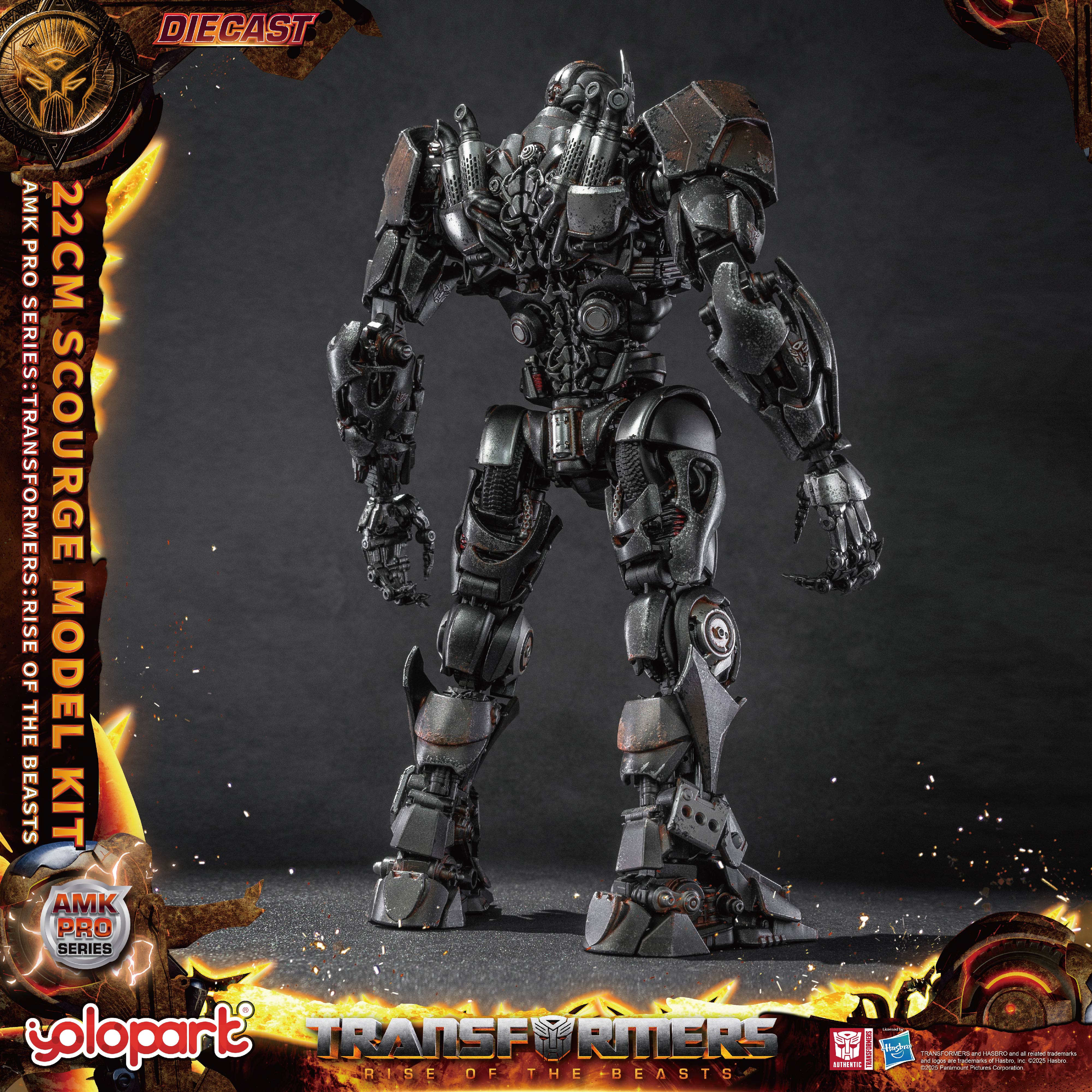 Transformers: Rise of the Beasts - 22cm Scourge Model Kit - AMK PRO Series - Yolopark