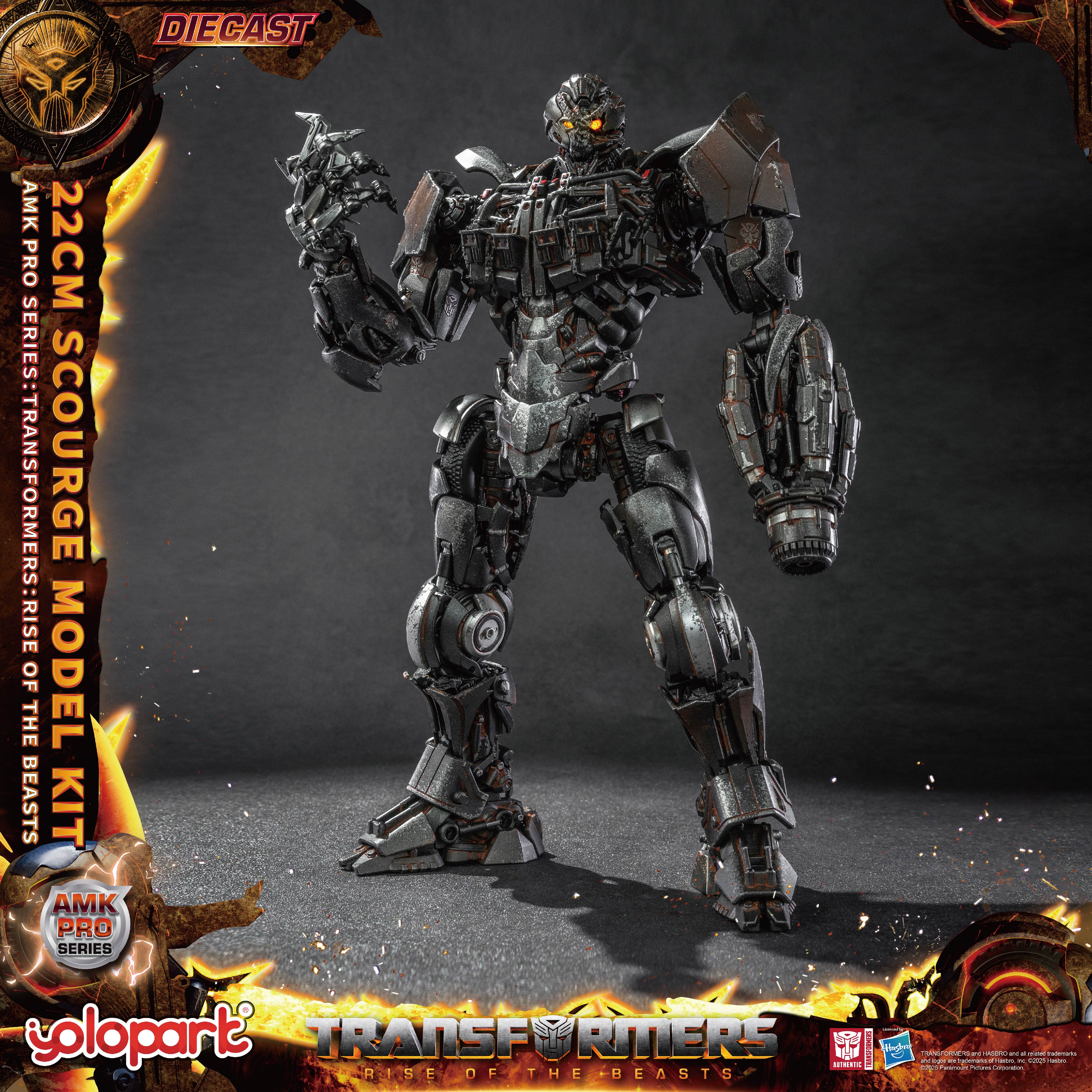 Transformers: Rise of the Beasts - 22cm Scourge Model Kit - AMK PRO Series - Yolopark