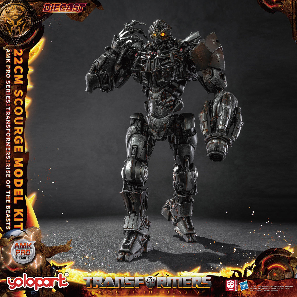 Scourge Riders 3d Model YOLOPARK AMK PRO 22cm Scourge Model Kit – Transformers: Rise of the Beasts