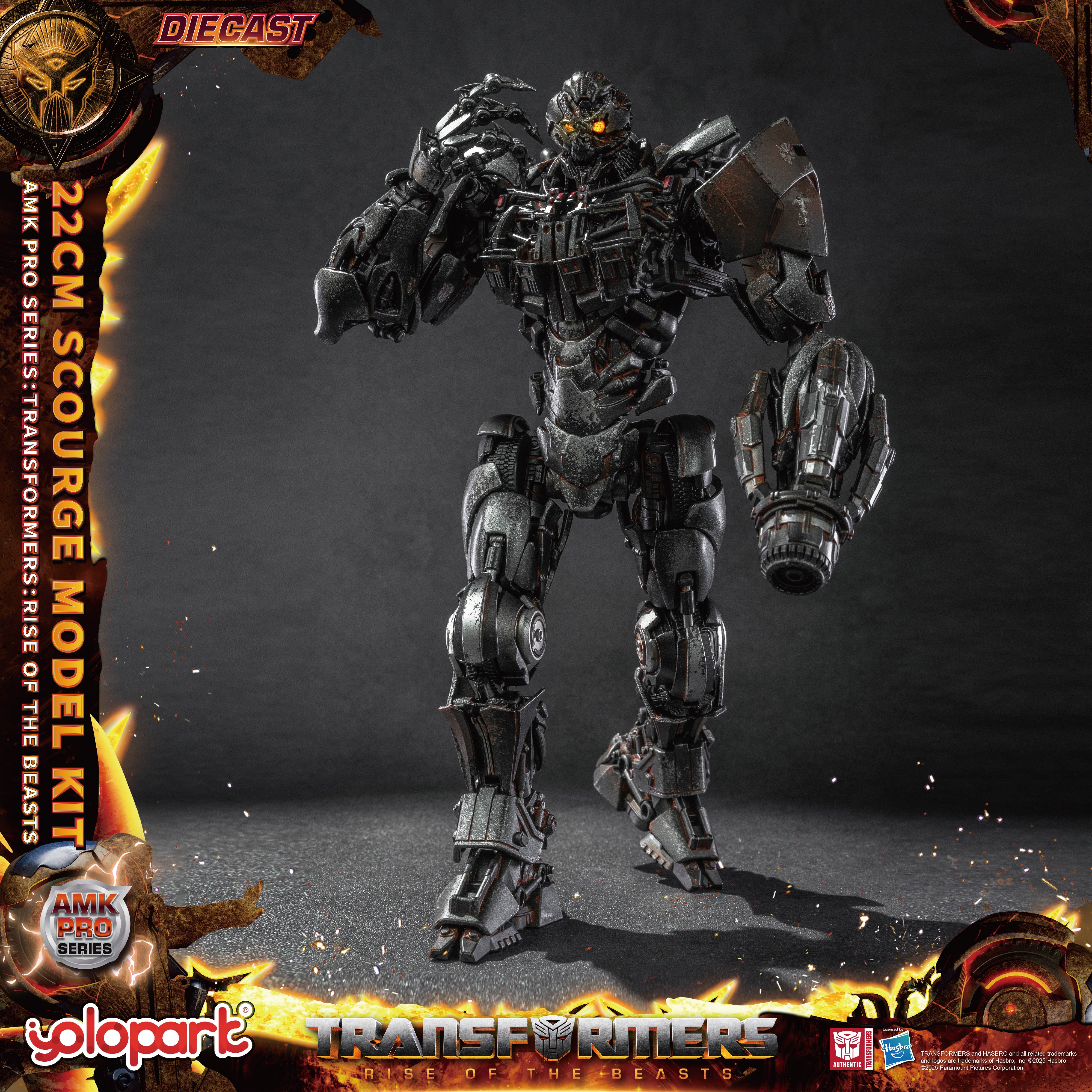 Transformers: Rise of the Beasts - 22cm Scourge Model Kit - AMK PRO Series - Yolopark