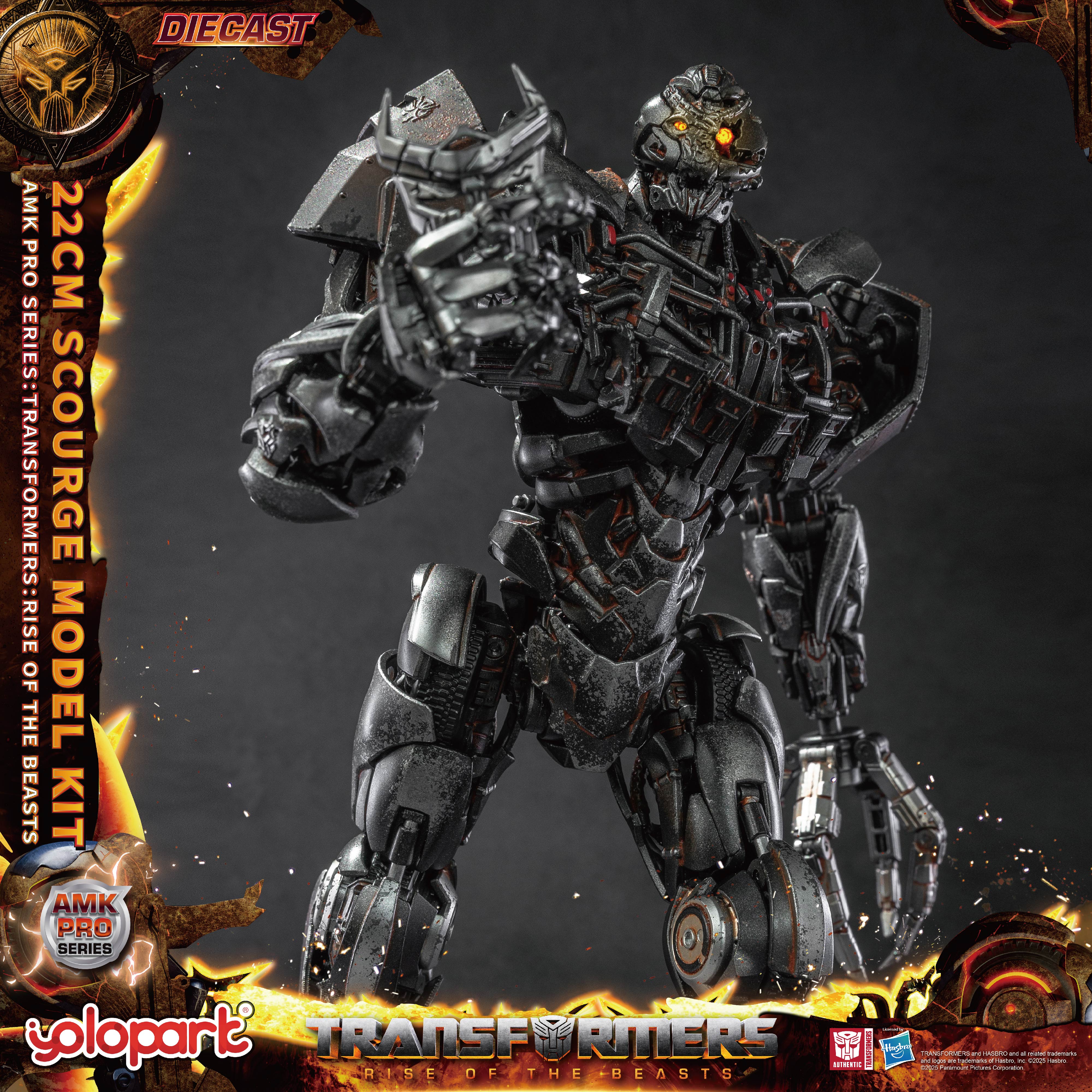 Transformers: Rise of the Beasts - 22cm Scourge Model Kit - AMK PRO Series - Yolopark