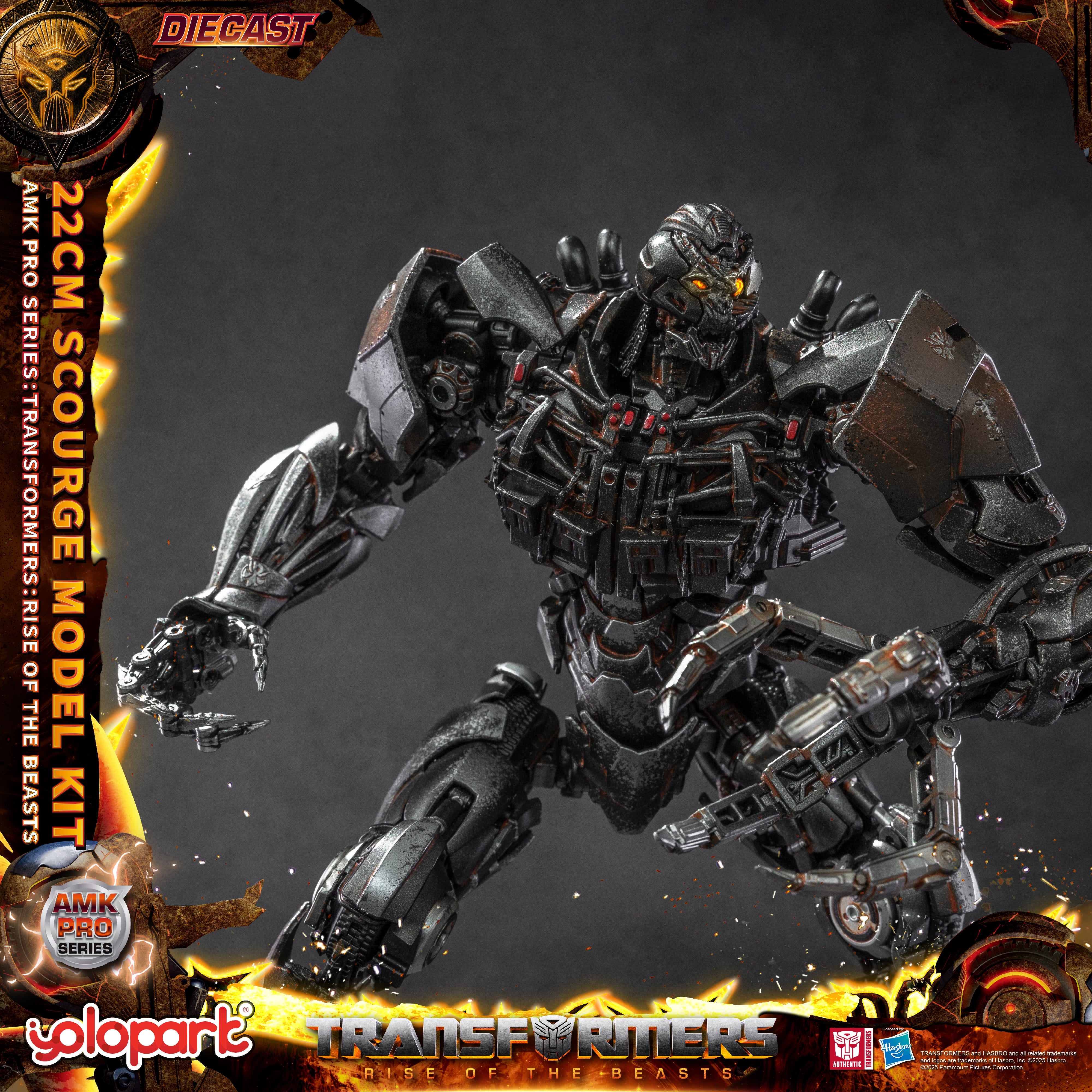 Transformers: Rise of the Beasts - 22cm Scourge Model Kit - AMK PRO Series - Yolopark