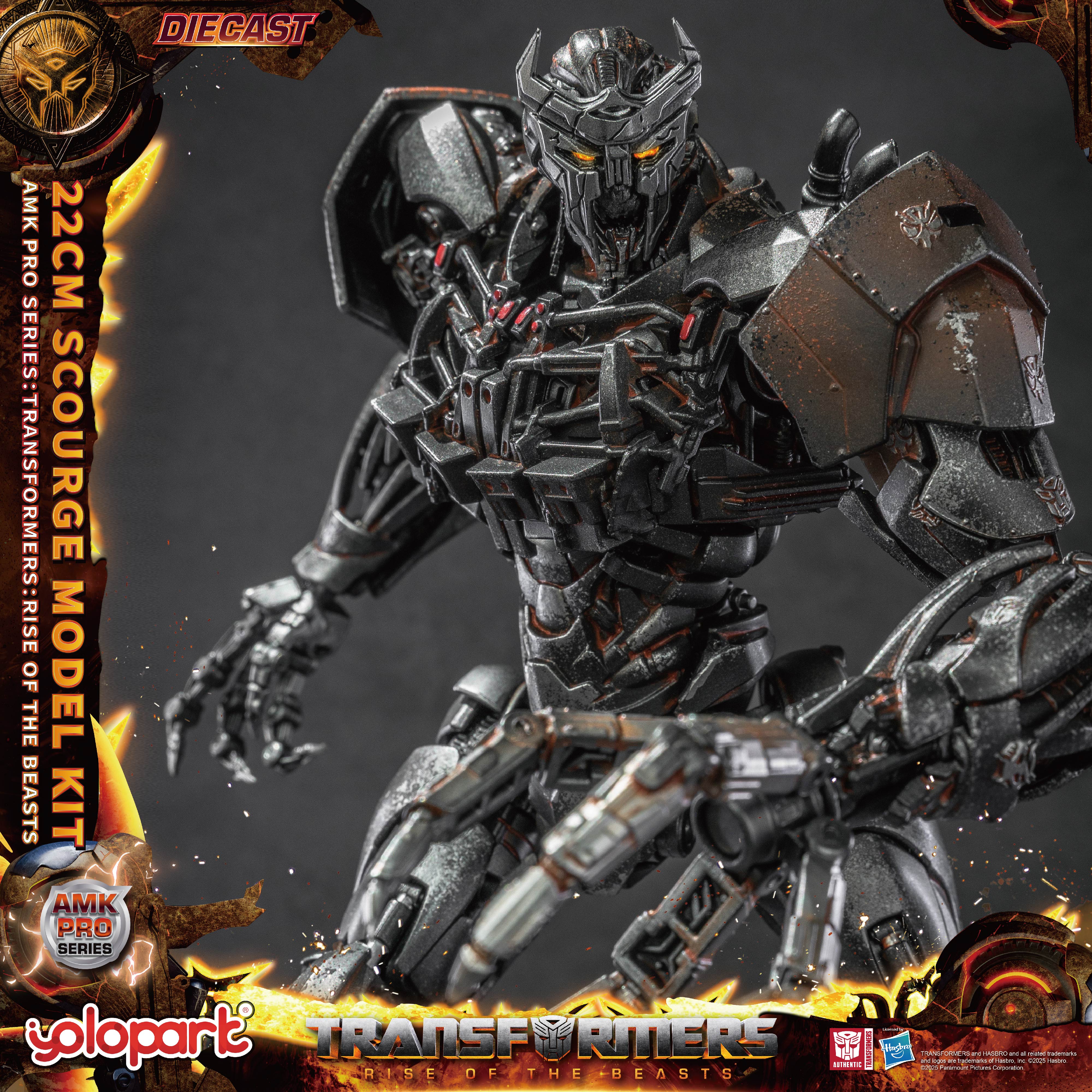 Transformers: Rise of the Beasts - 22cm Scourge Model Kit - AMK PRO Series