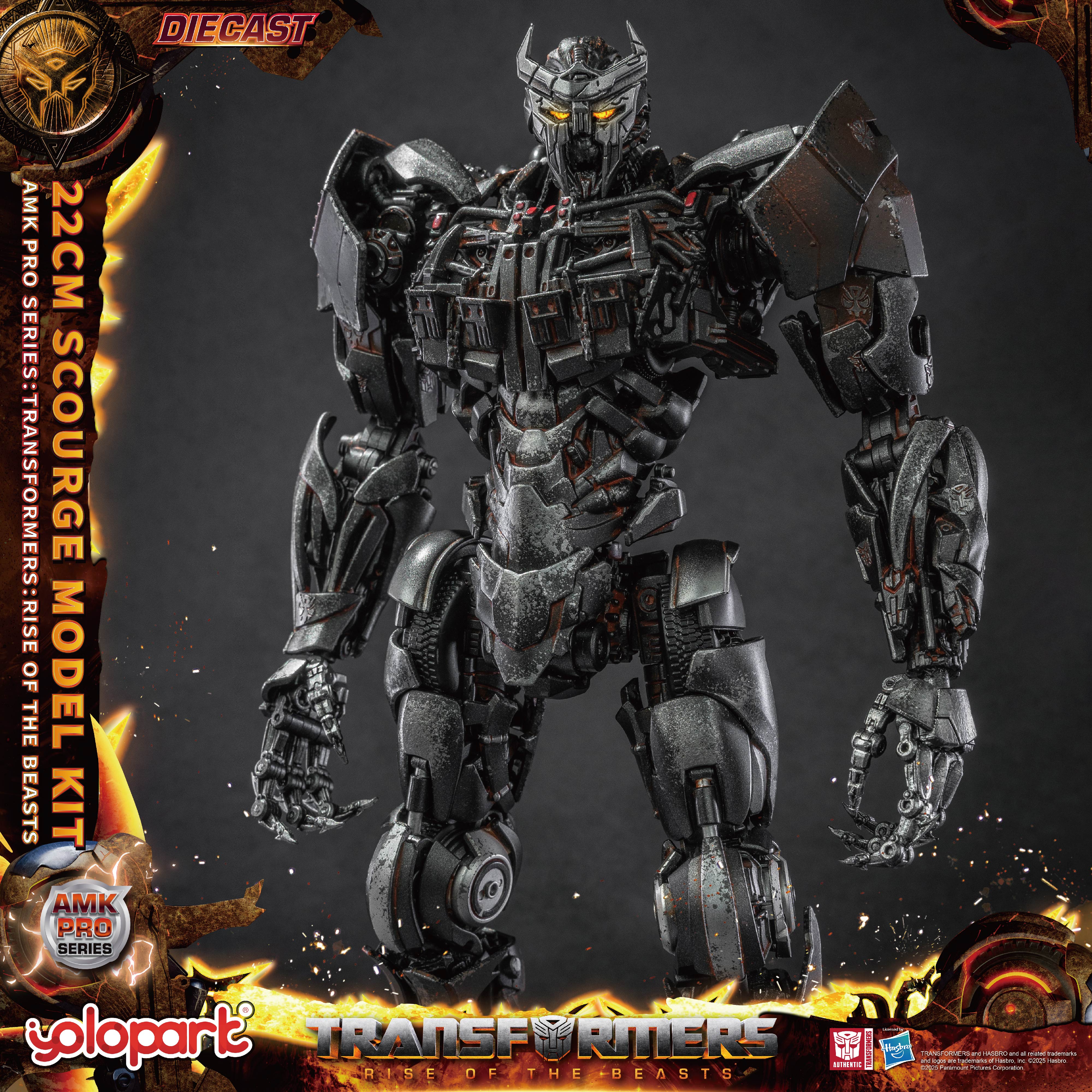 Transformers: Rise of the Beasts - 22cm Scourge Model Kit - AMK PRO Series - Yolopark