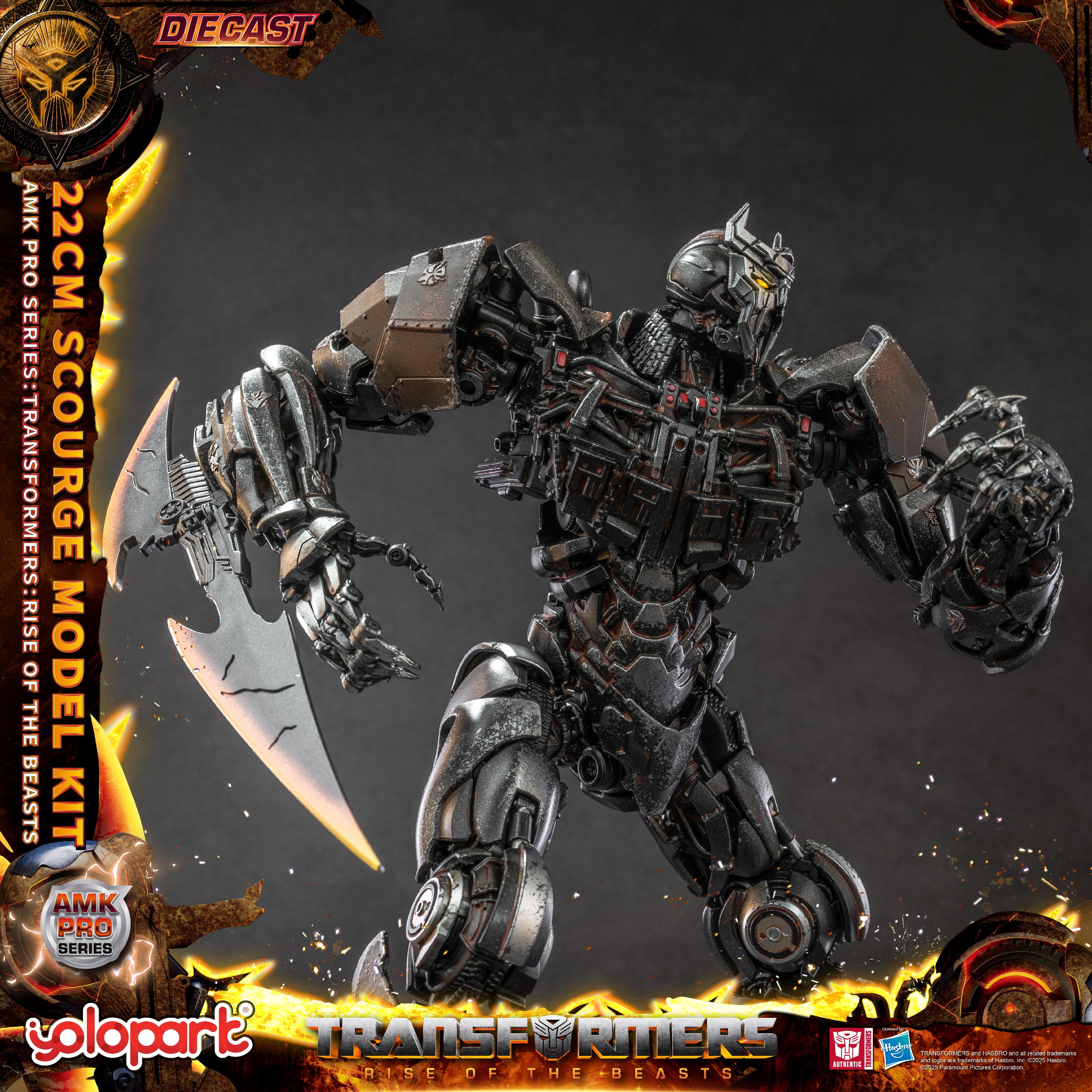 Transformers: Rise of the Beasts - 22cm Scourge Model Kit - AMK PRO Series - Yolopark