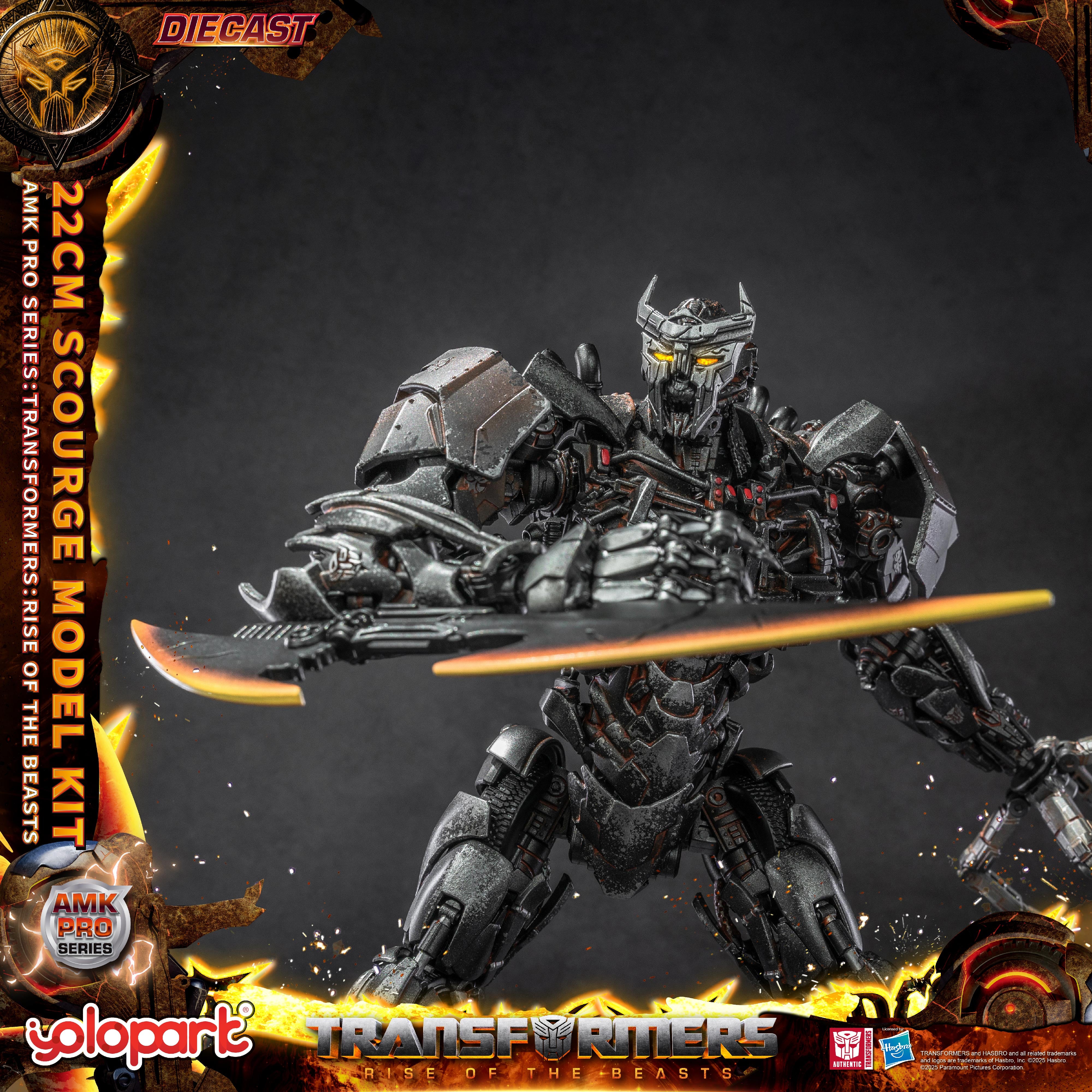 Transformers: Rise of the Beasts - 22cm Scourge Model Kit - AMK PRO Series - Yolopark