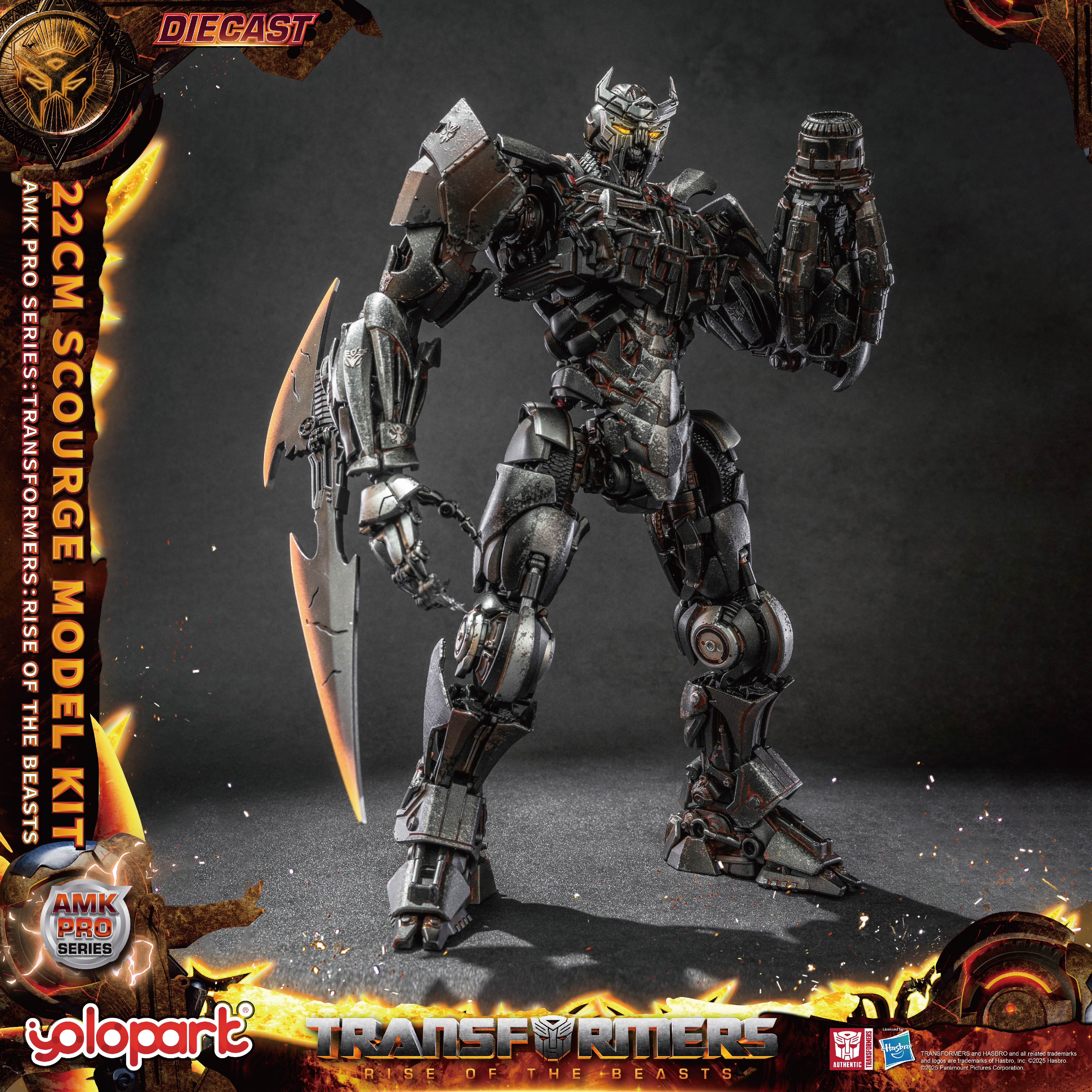 Transformers: Rise of the Beasts - 22cm Scourge Model Kit - AMK PRO Series - Yolopark