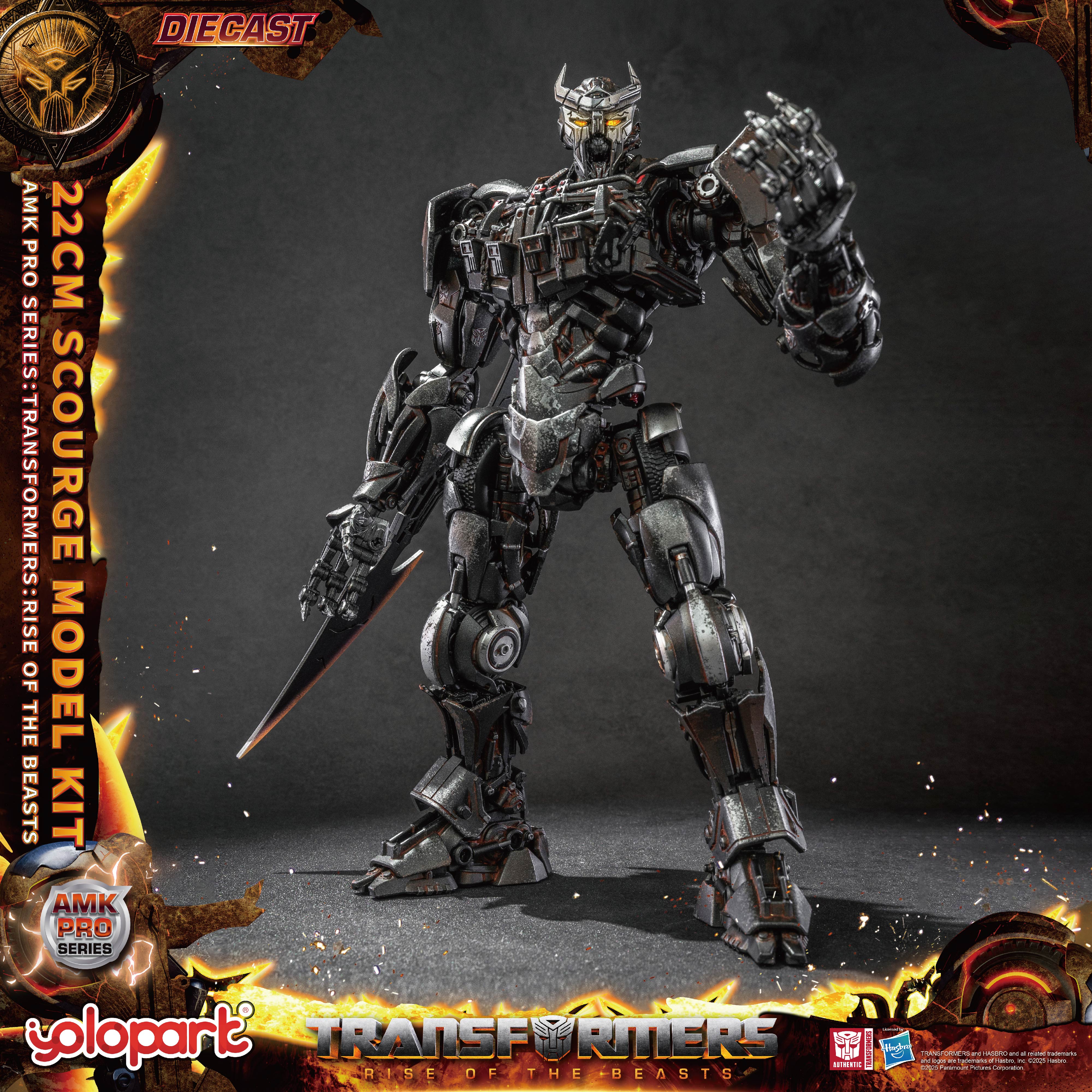 Transformers: Rise of the Beasts - 22cm Scourge Model Kit - AMK PRO Series - Yolopark