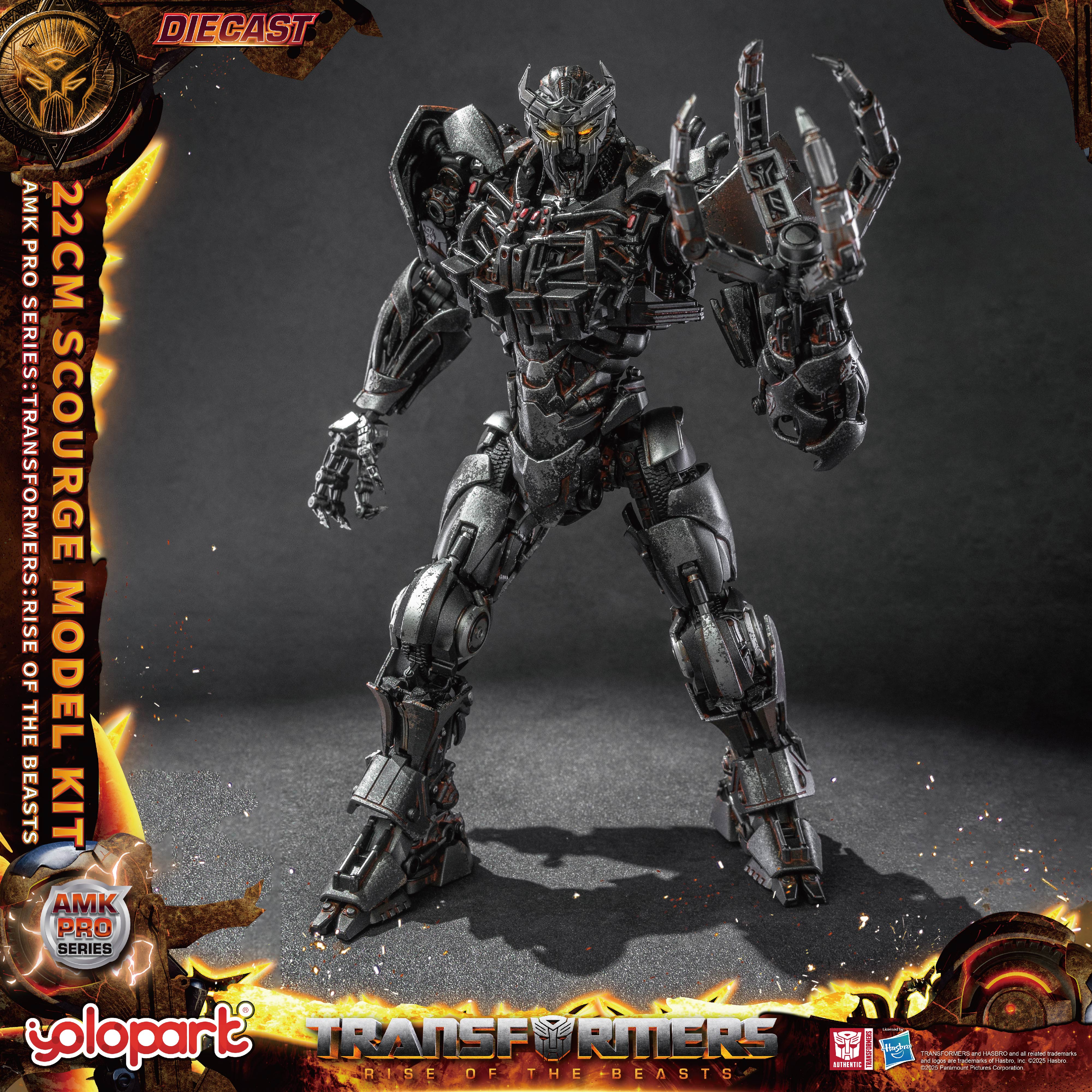 Transformers: Rise of the Beasts - 22cm Scourge Model Kit - AMK PRO Series - Yolopark