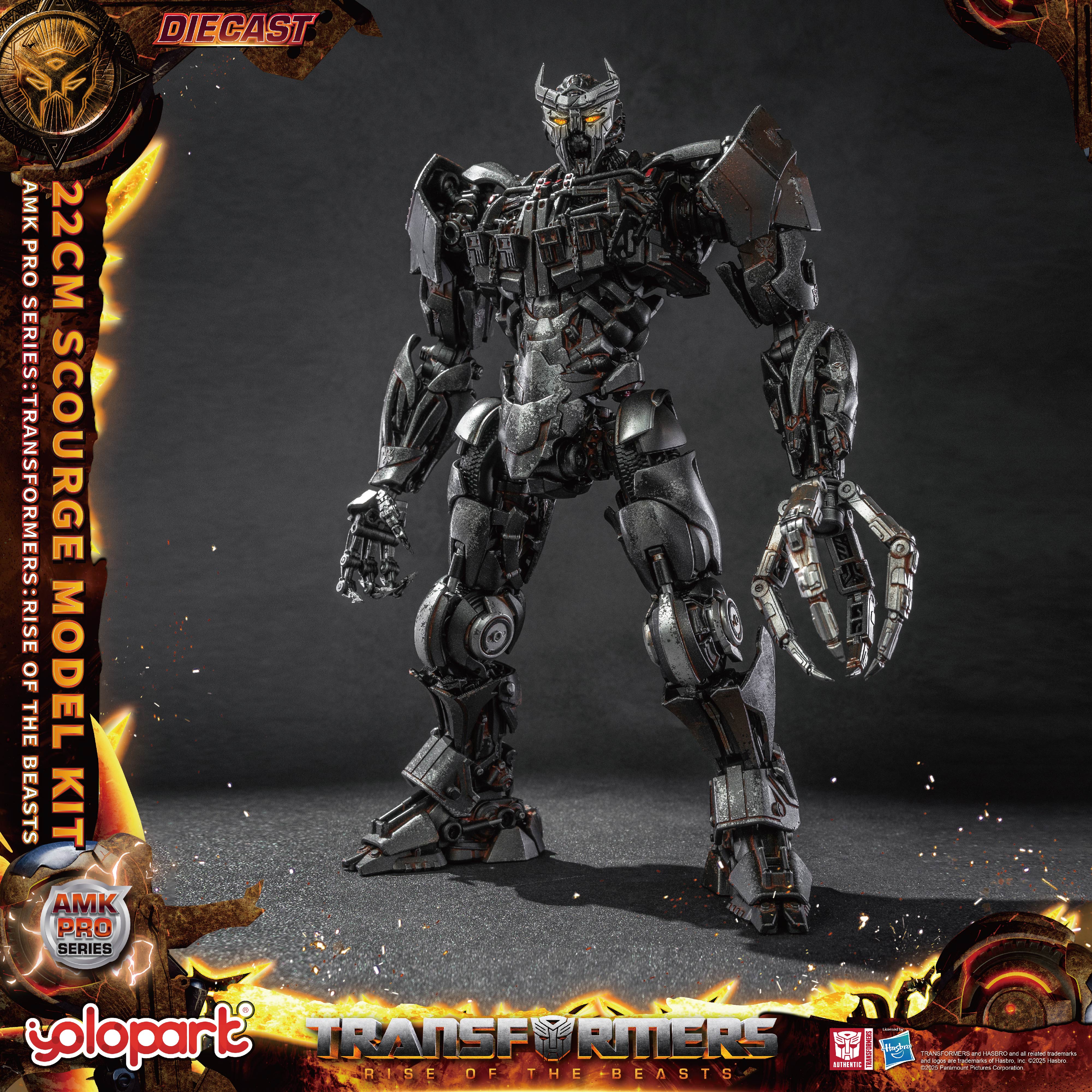 Transformers: Rise of the Beasts - 22cm Scourge Model Kit - AMK PRO Series - Yolopark