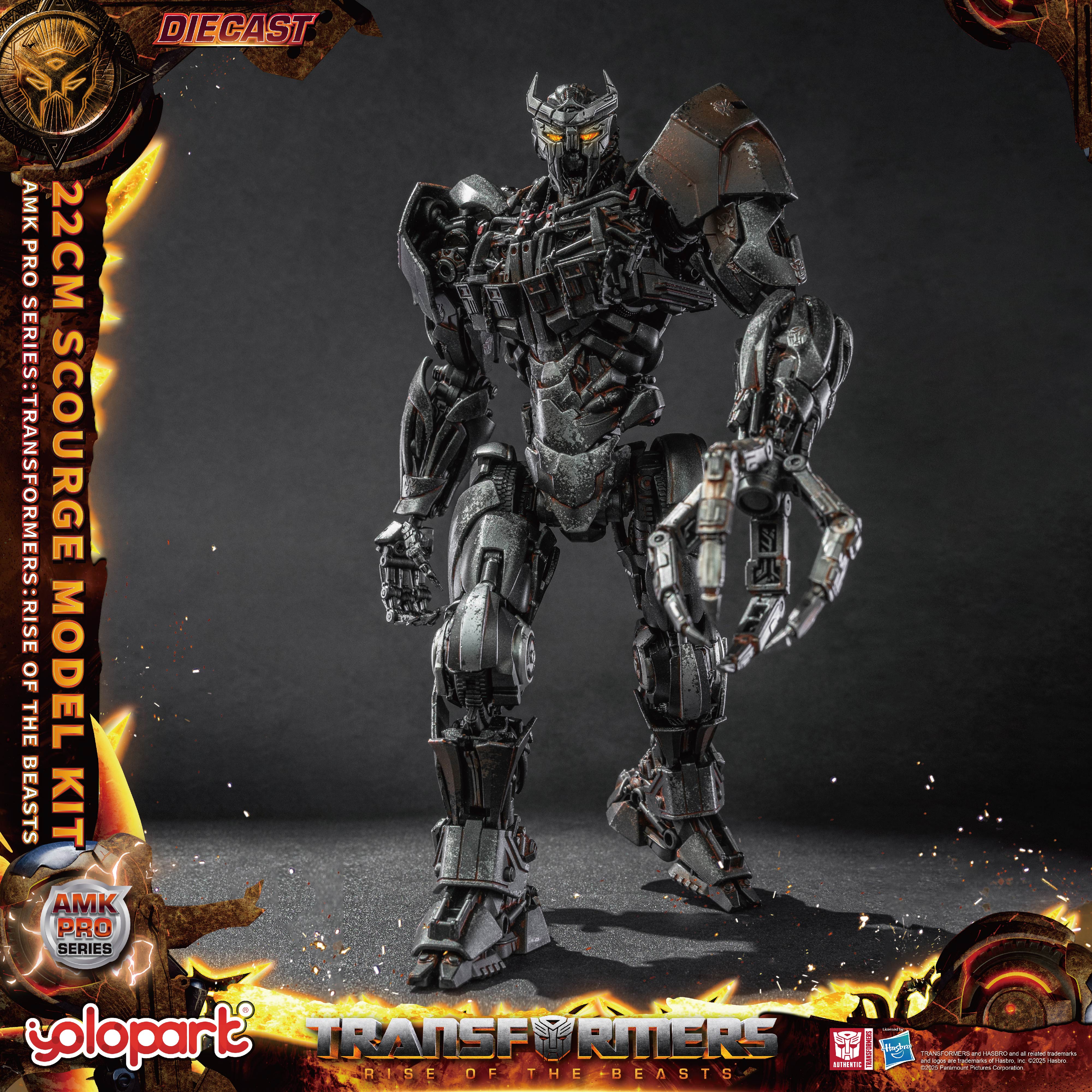 Transformers: Rise of the Beasts - 22cm Scourge Model Kit - AMK PRO Series - Yolopark