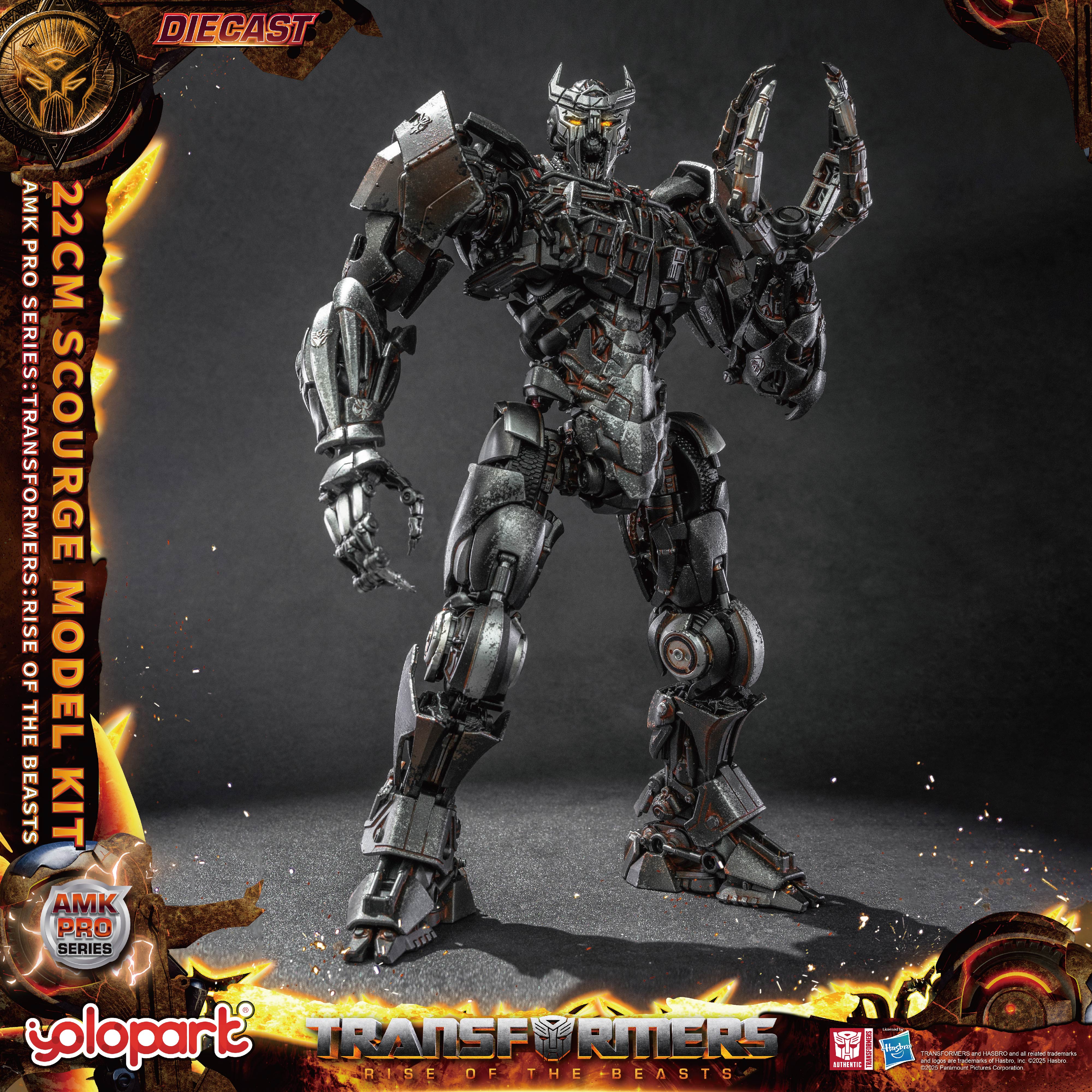 Transformers: Rise of the Beasts - 22cm Scourge Model Kit - AMK PRO Series - Yolopark