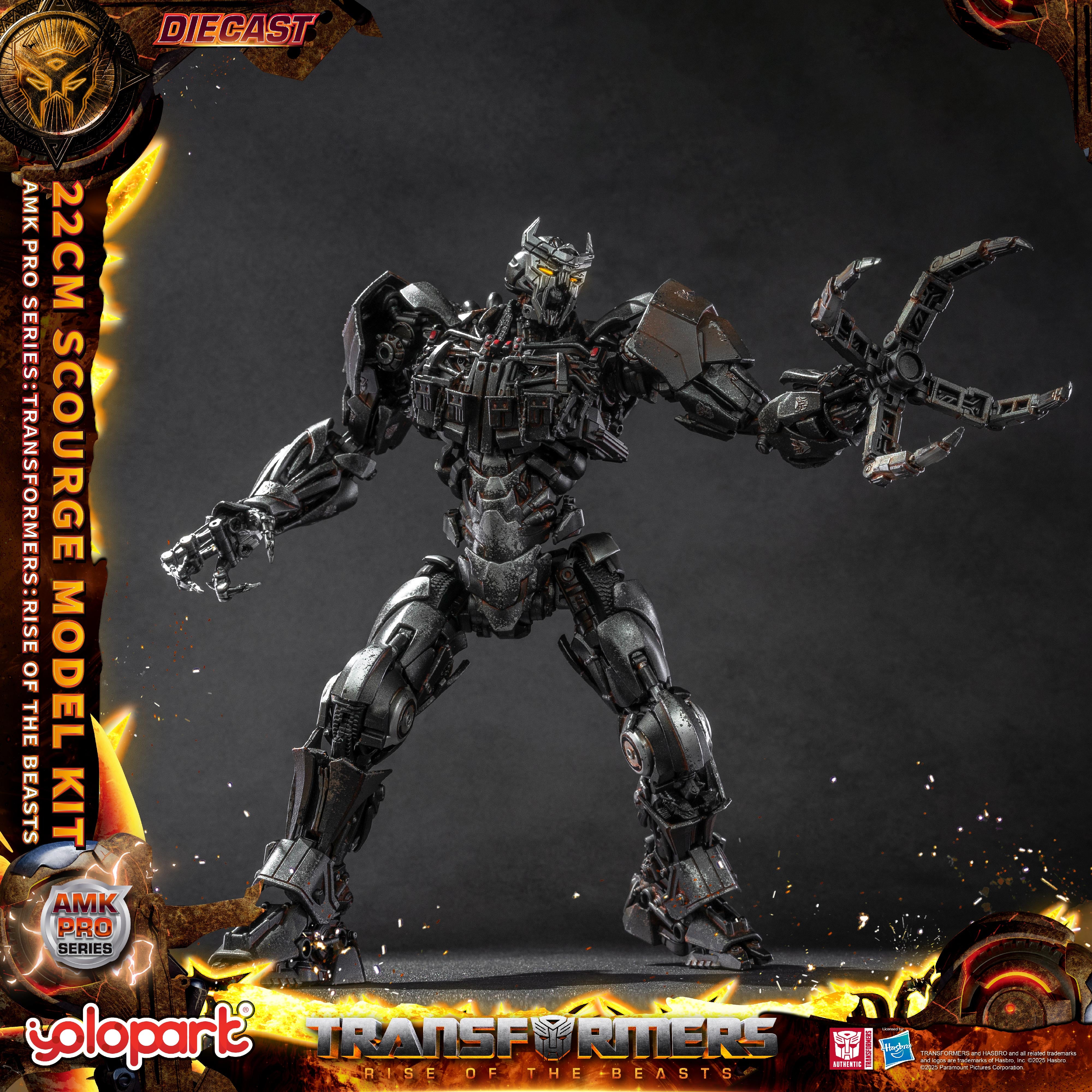 Transformers: Rise of the Beasts - 22cm Scourge Model Kit - AMK PRO Series - Yolopark