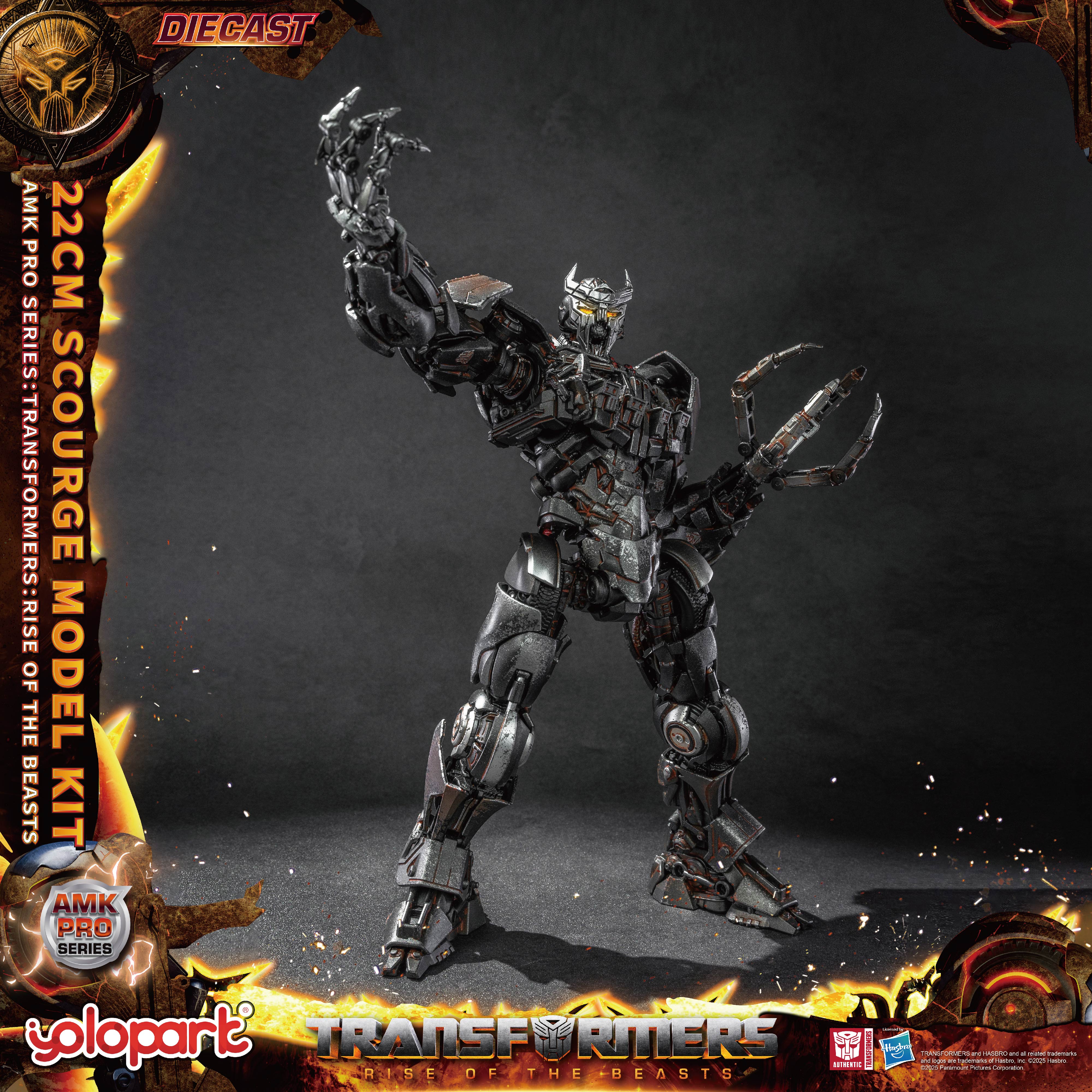 Transformers: Rise of the Beasts - 22cm Scourge Model Kit - AMK PRO Series - Yolopark