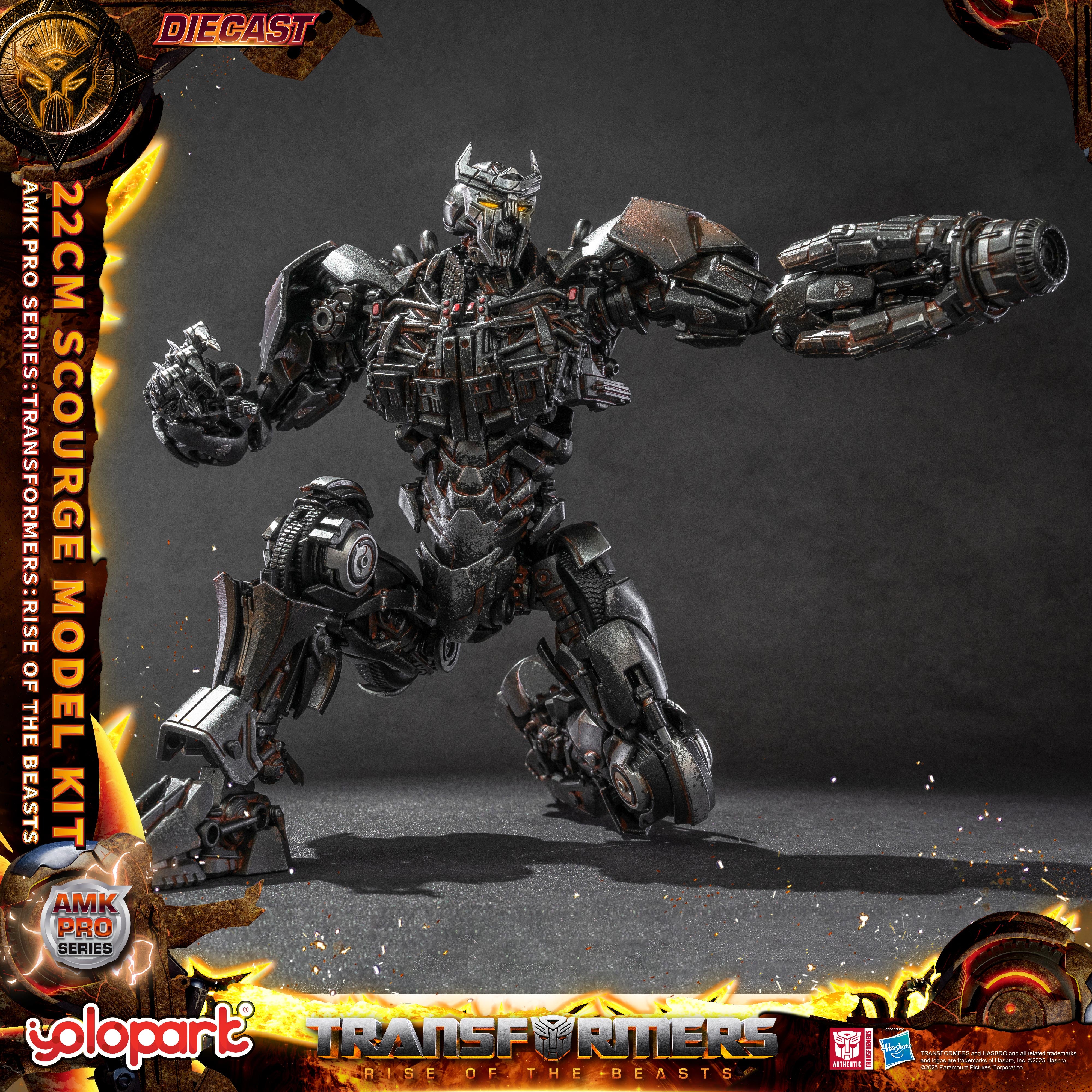 Transformers: Rise of the Beasts - 22cm Scourge Model Kit - AMK PRO Series - Yolopark