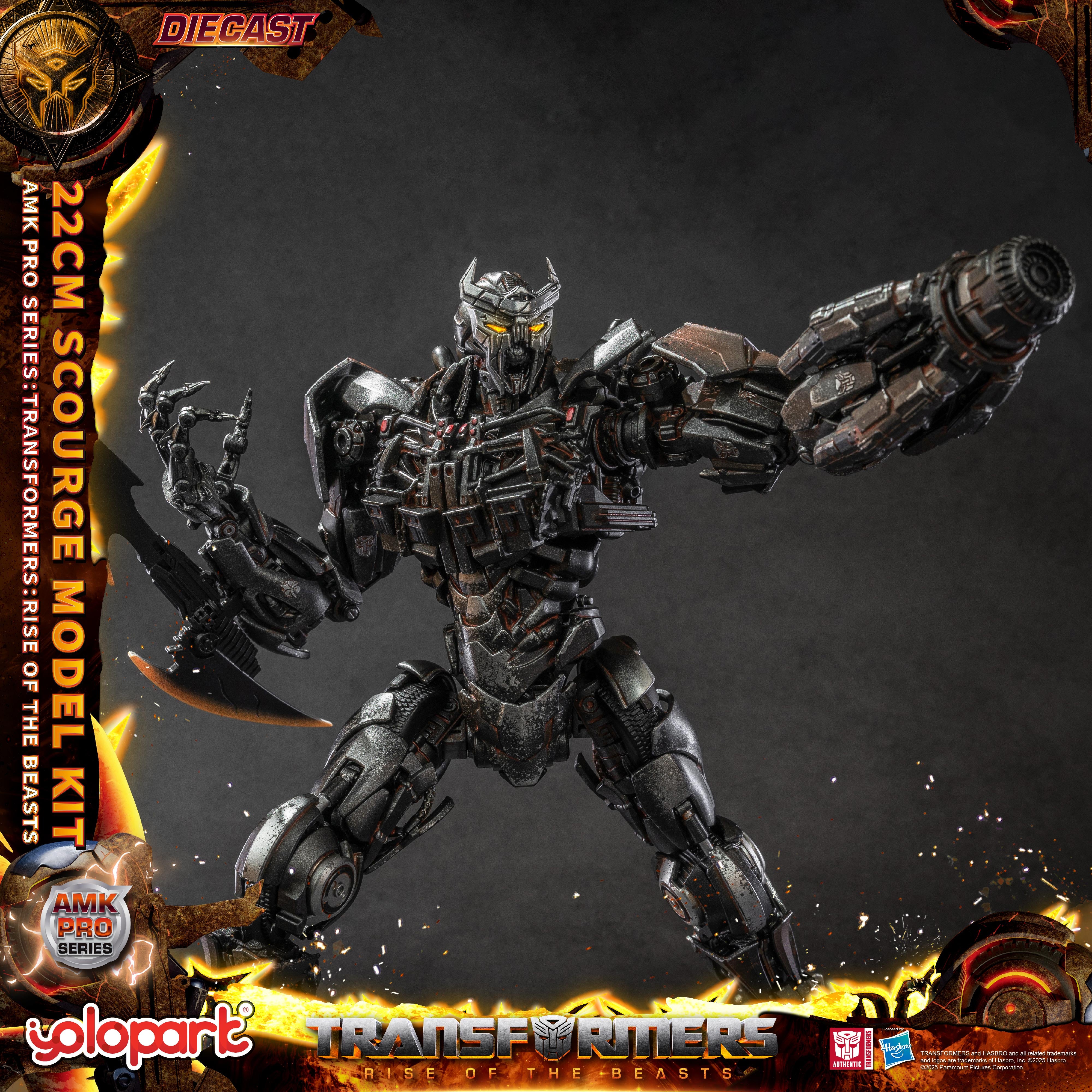 Transformers: Rise of the Beasts - 22cm Scourge Model Kit - AMK PRO Series - Yolopark