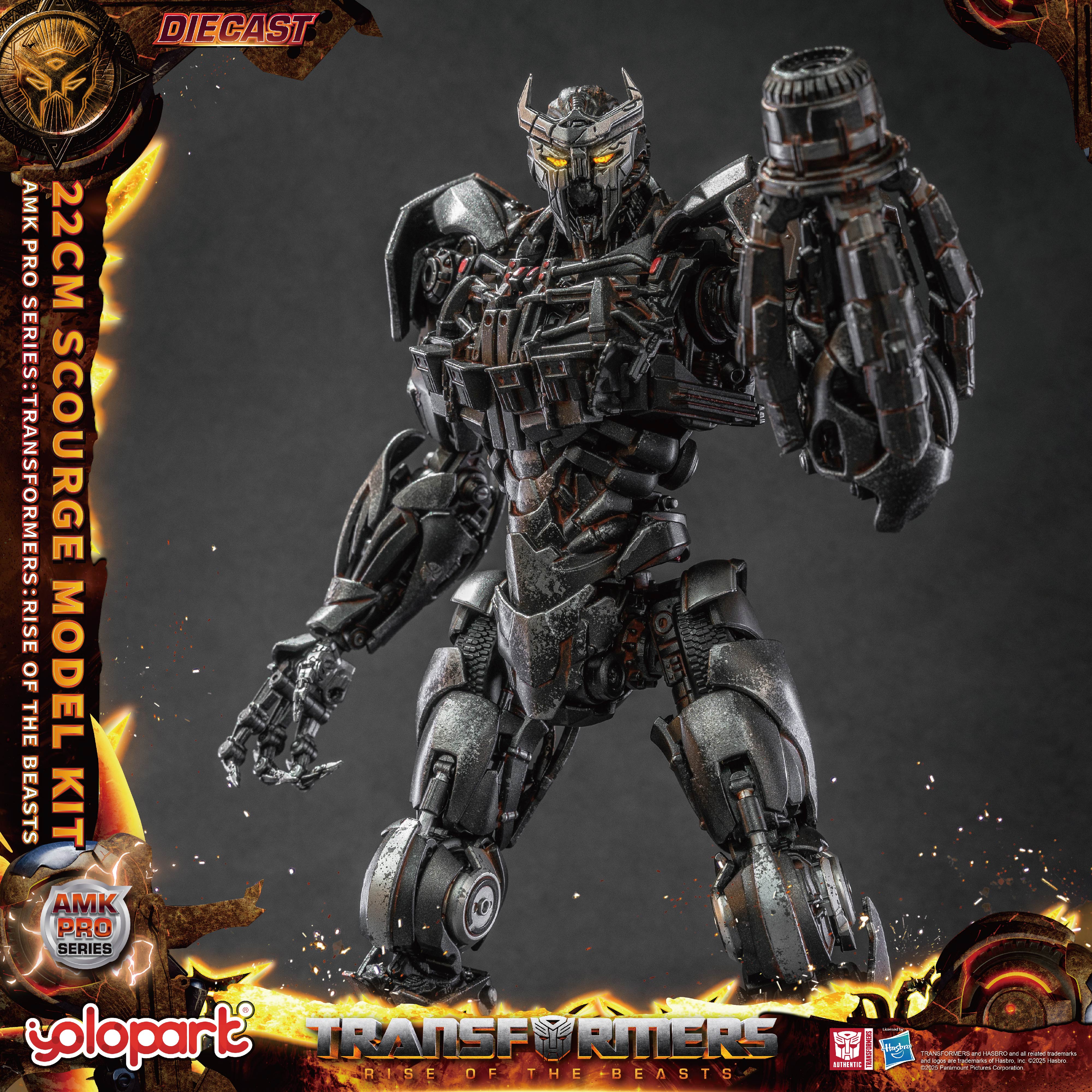 Transformers: Rise of the Beasts - 22cm Scourge Model Kit - AMK PRO Series - Yolopark