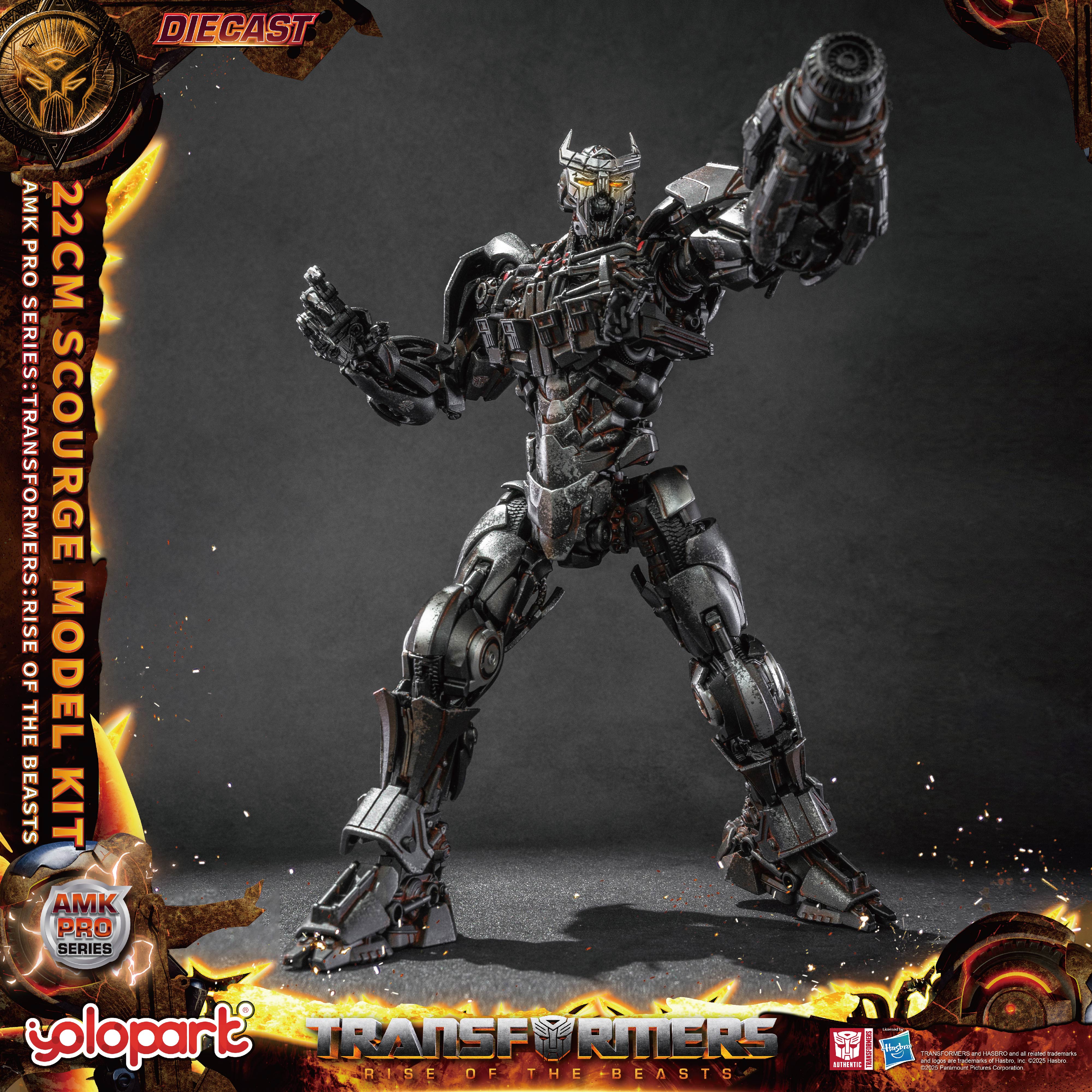 Transformers: Rise of the Beasts - 22cm Scourge Model Kit - AMK PRO Series - Yolopark