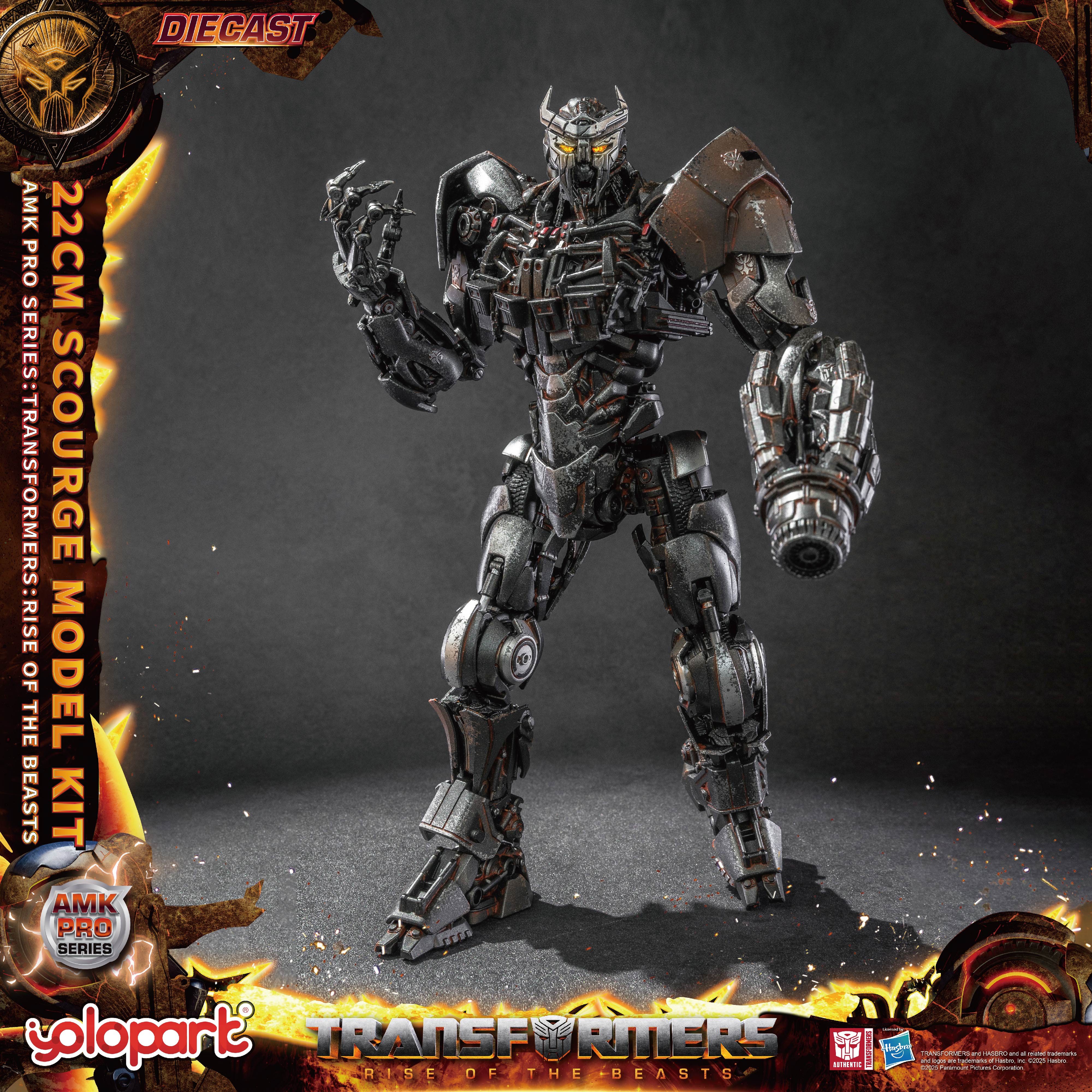 Transformers: Rise of the Beasts - 22cm Scourge Model Kit - AMK PRO Series