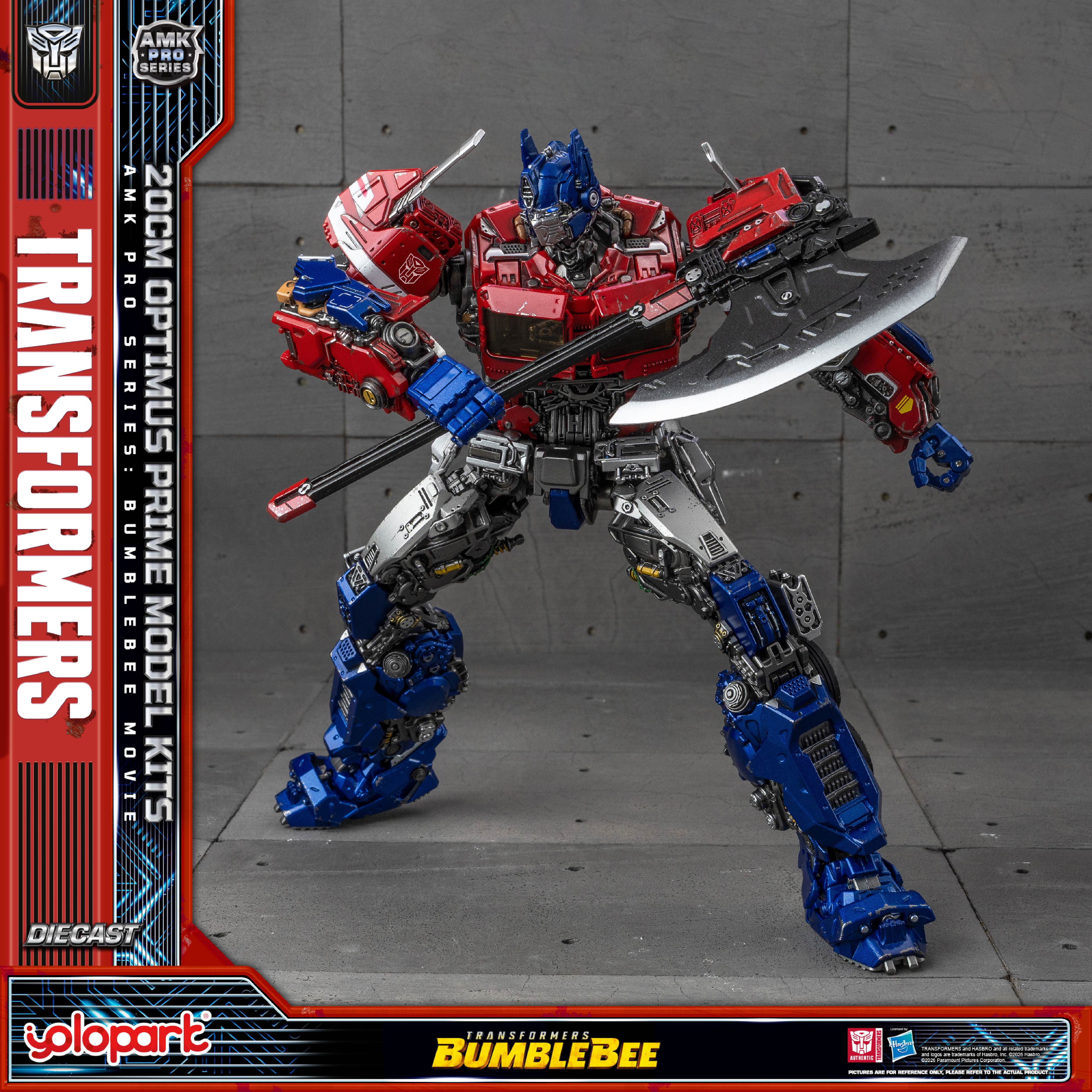 Transformers: Bumblebee - 20cm Optimus Prime Model Kit - AMK PRO Series