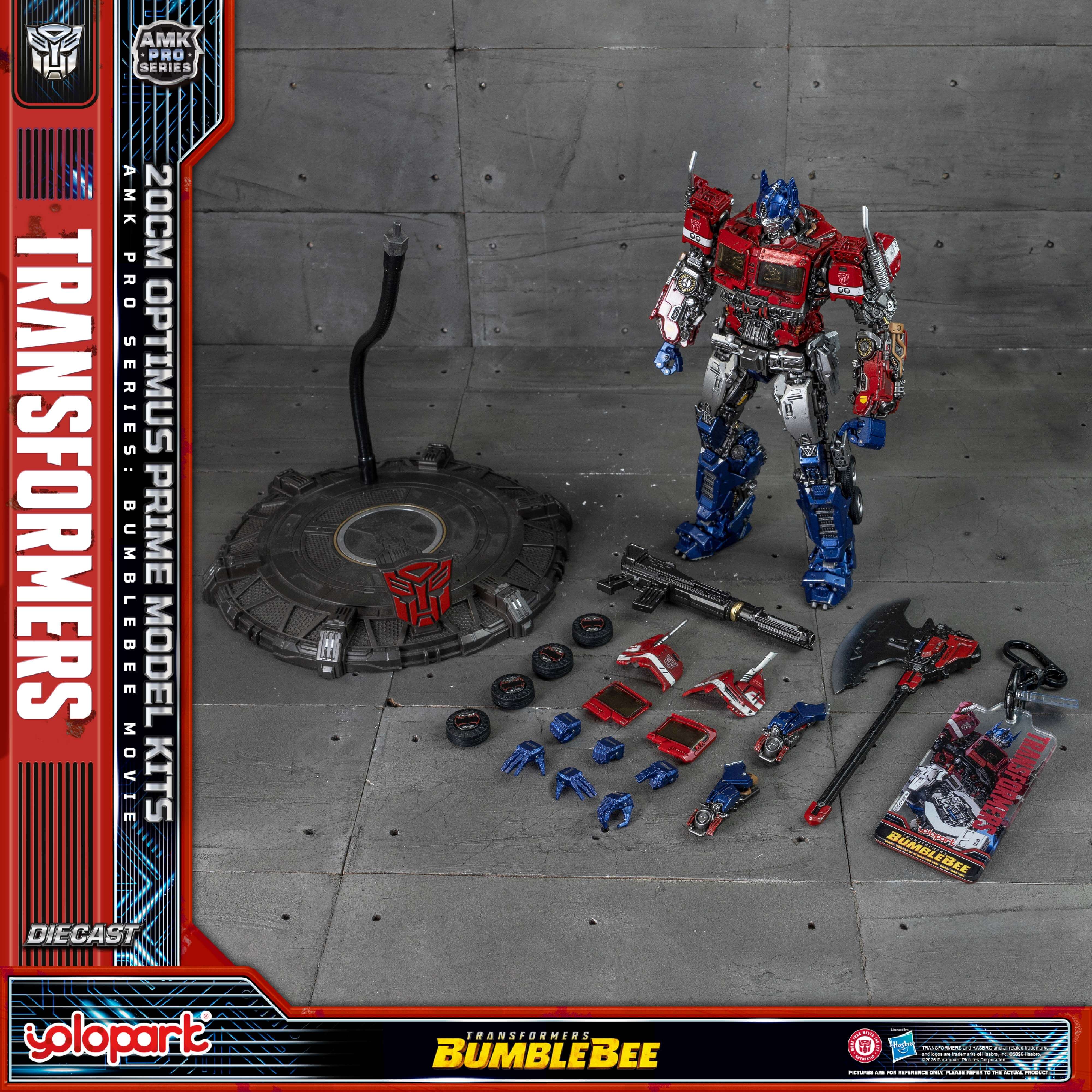 Transformers: Bumblebee - 20cm Optimus Prime Model Kit - AMK PRO Series