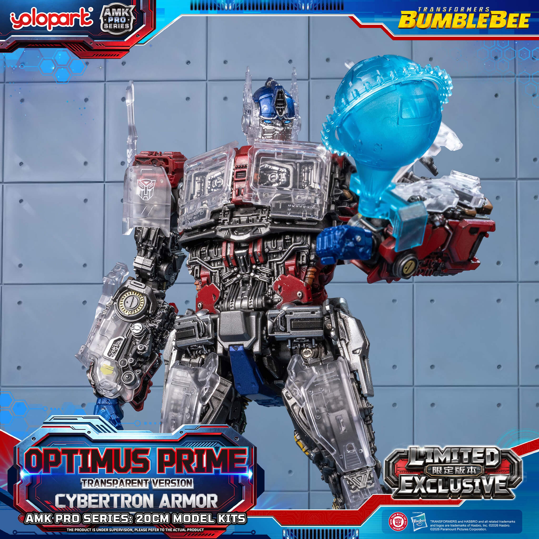 Transformers BBM Optimus Prime Model Kit - YOLOPARK AMK Pro Series