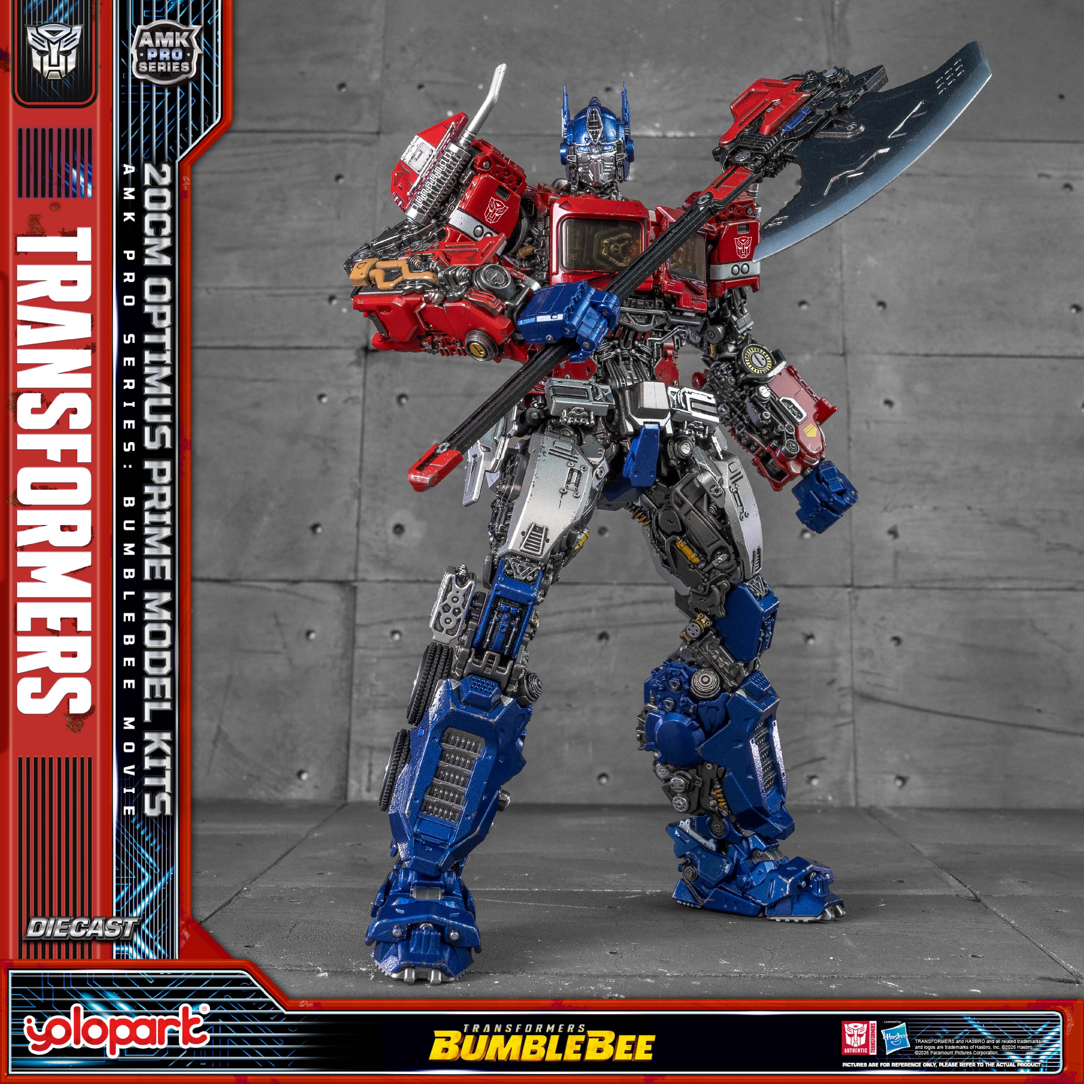 Transformers: Bumblebee - 20cm Optimus Prime Model Kit - AMK PRO Series