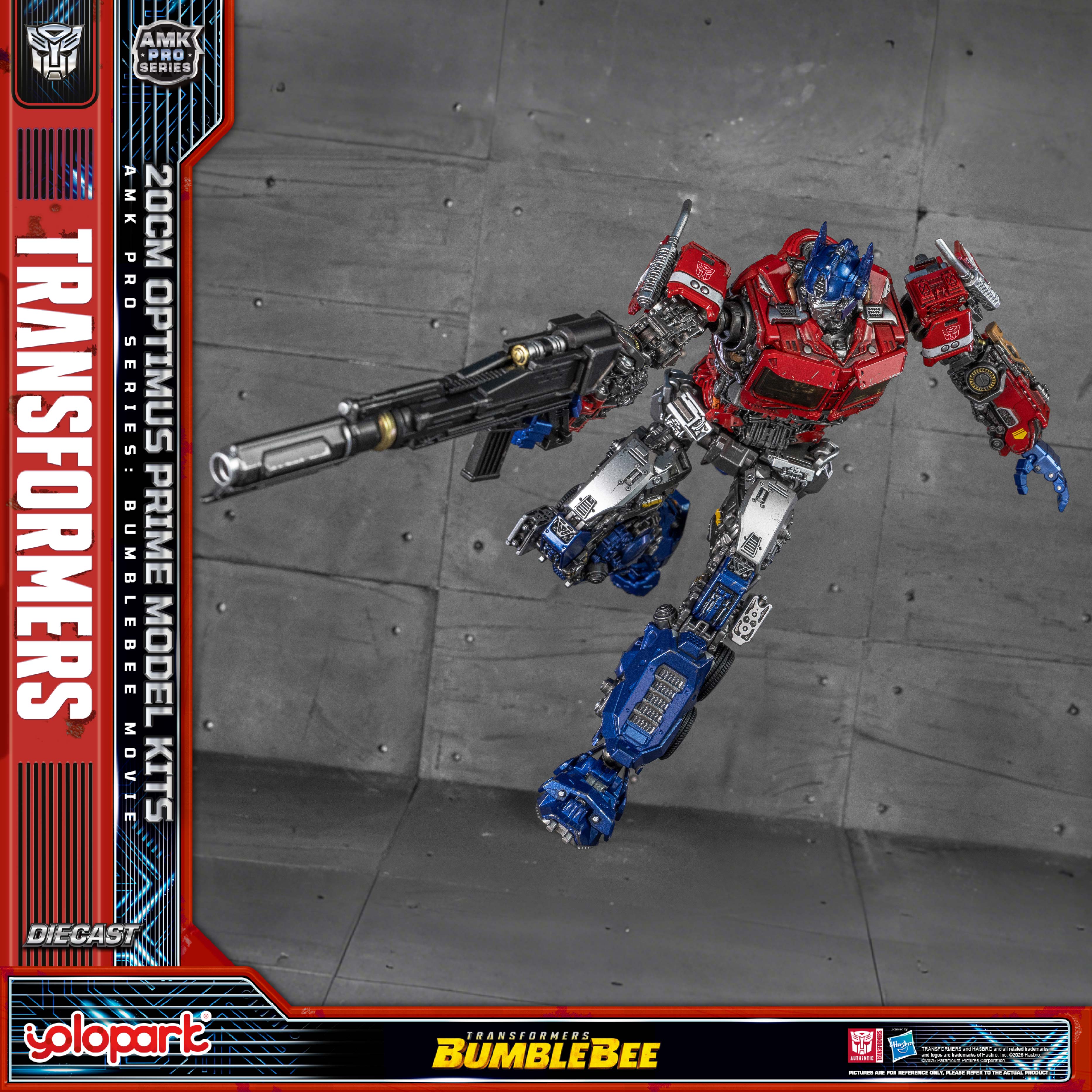 Transformers: Bumblebee - 20cm Optimus Prime Model Kit - AMK PRO Series