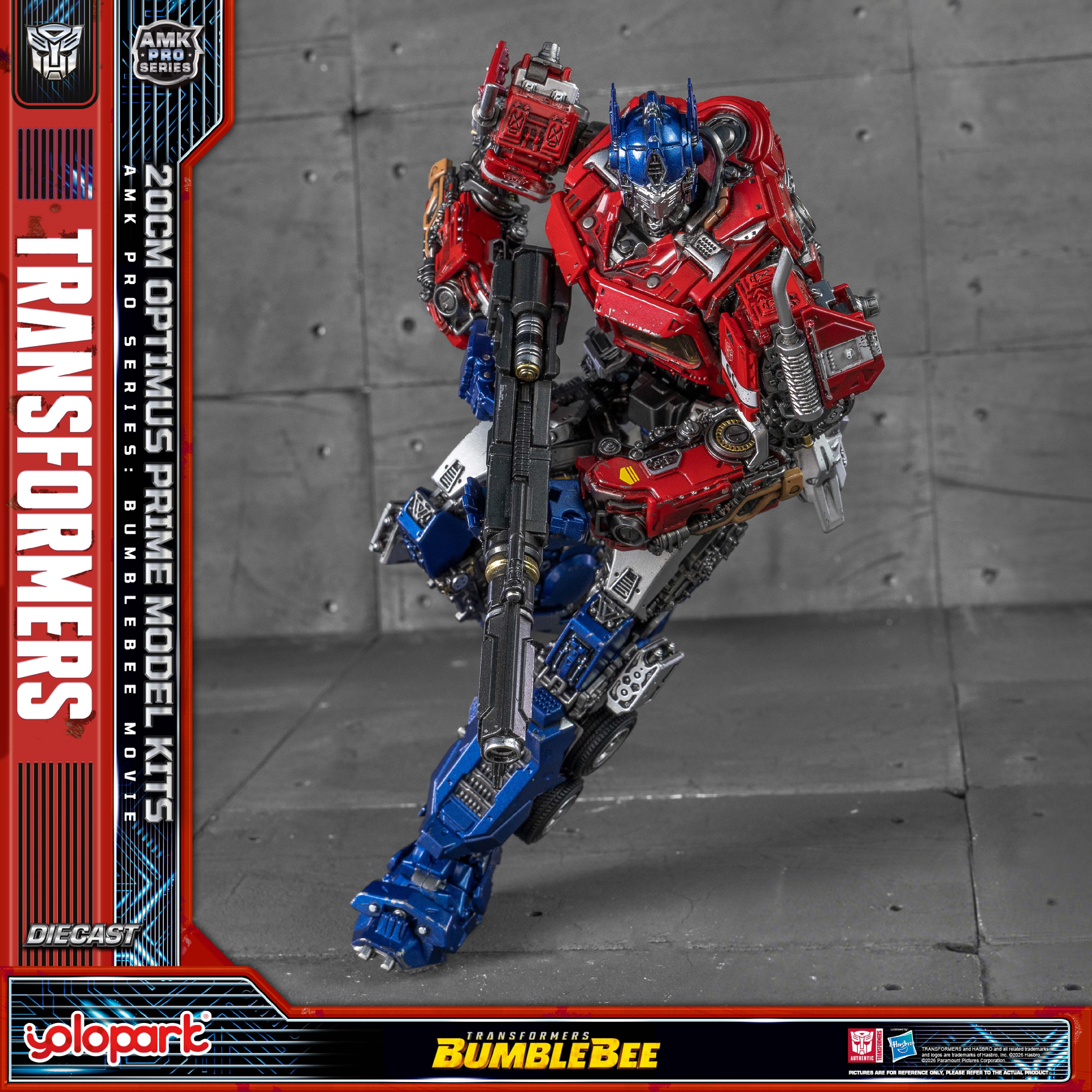 Transformers: Bumblebee - 20cm Optimus Prime Model Kit - AMK PRO Series