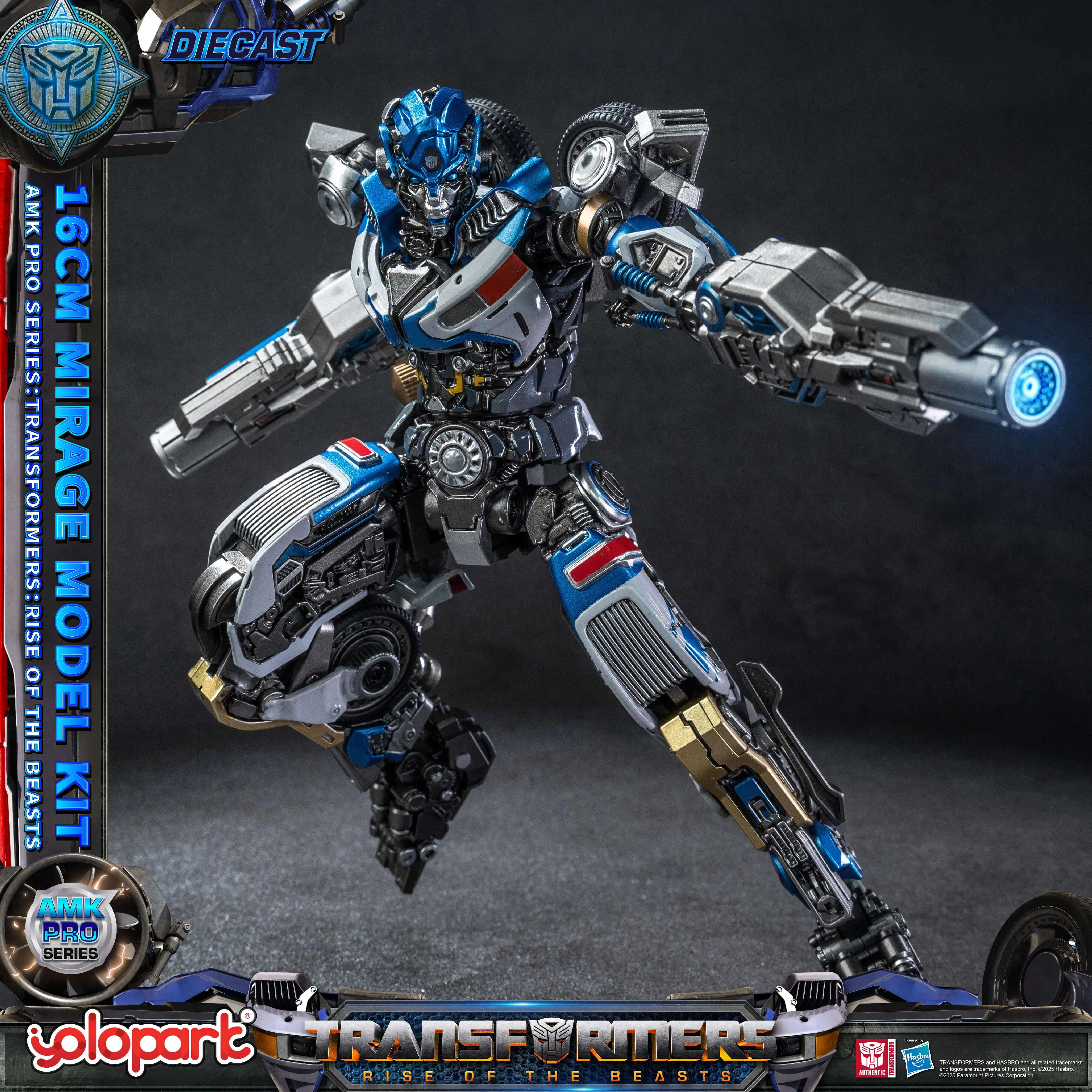 Transformers: Rise of the Beasts - 16cm Mirage Model Kit - AMK PRO Series - Yolopark