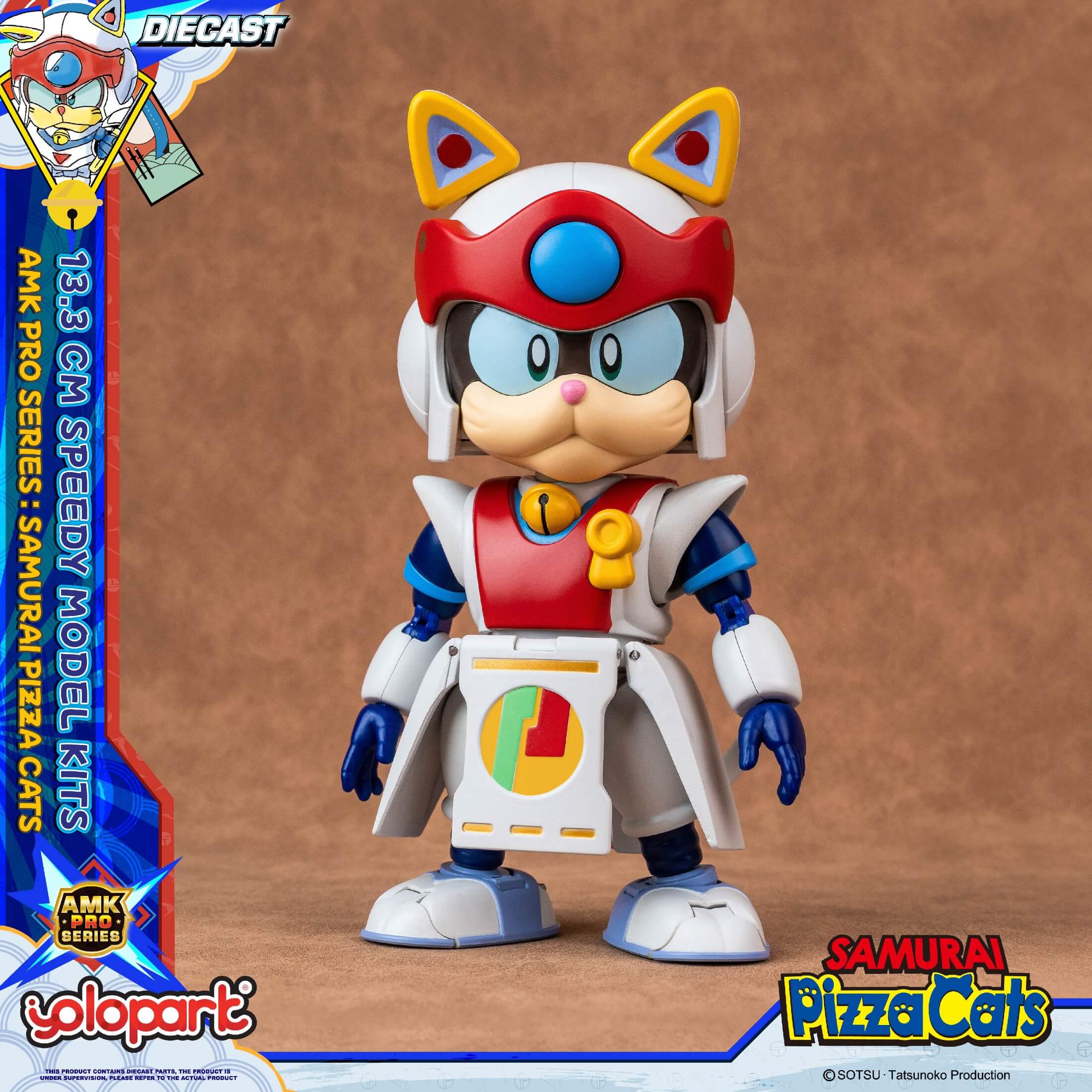 Samurai Pizza Cats - 13.3 cm Speedy Model Kit - AMK PRO Series