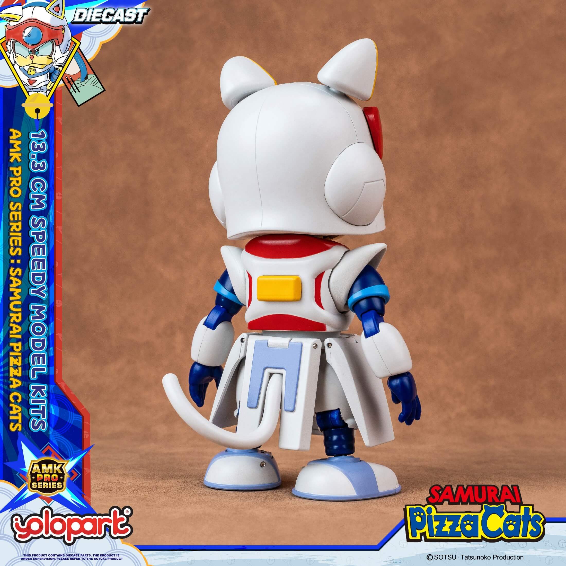 Samurai Pizza Cats - 13.3 cm Speedy Model Kit - AMK PRO Series