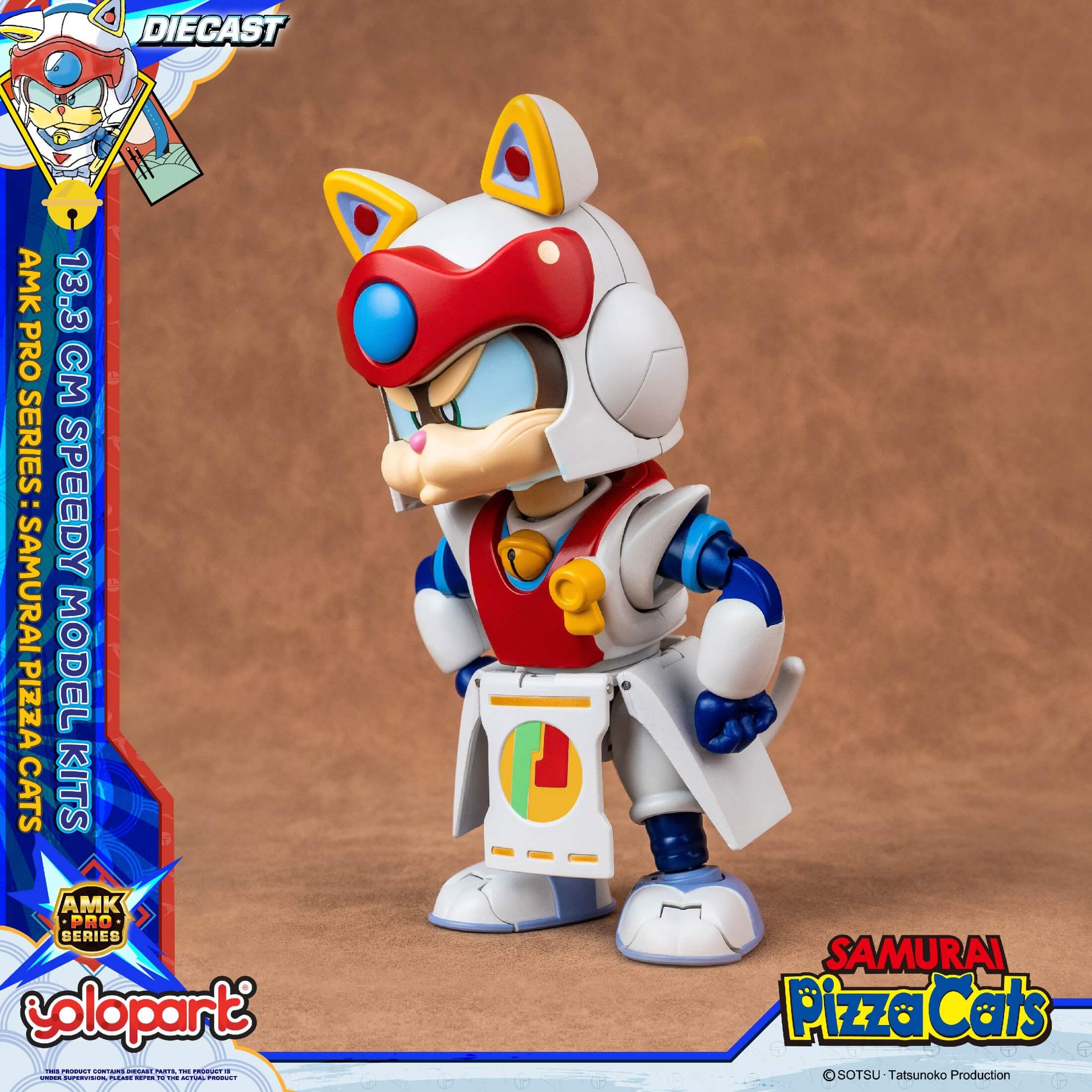 Samurai Pizza Cats - 13.3 cm Speedy Model Kit - AMK PRO Series