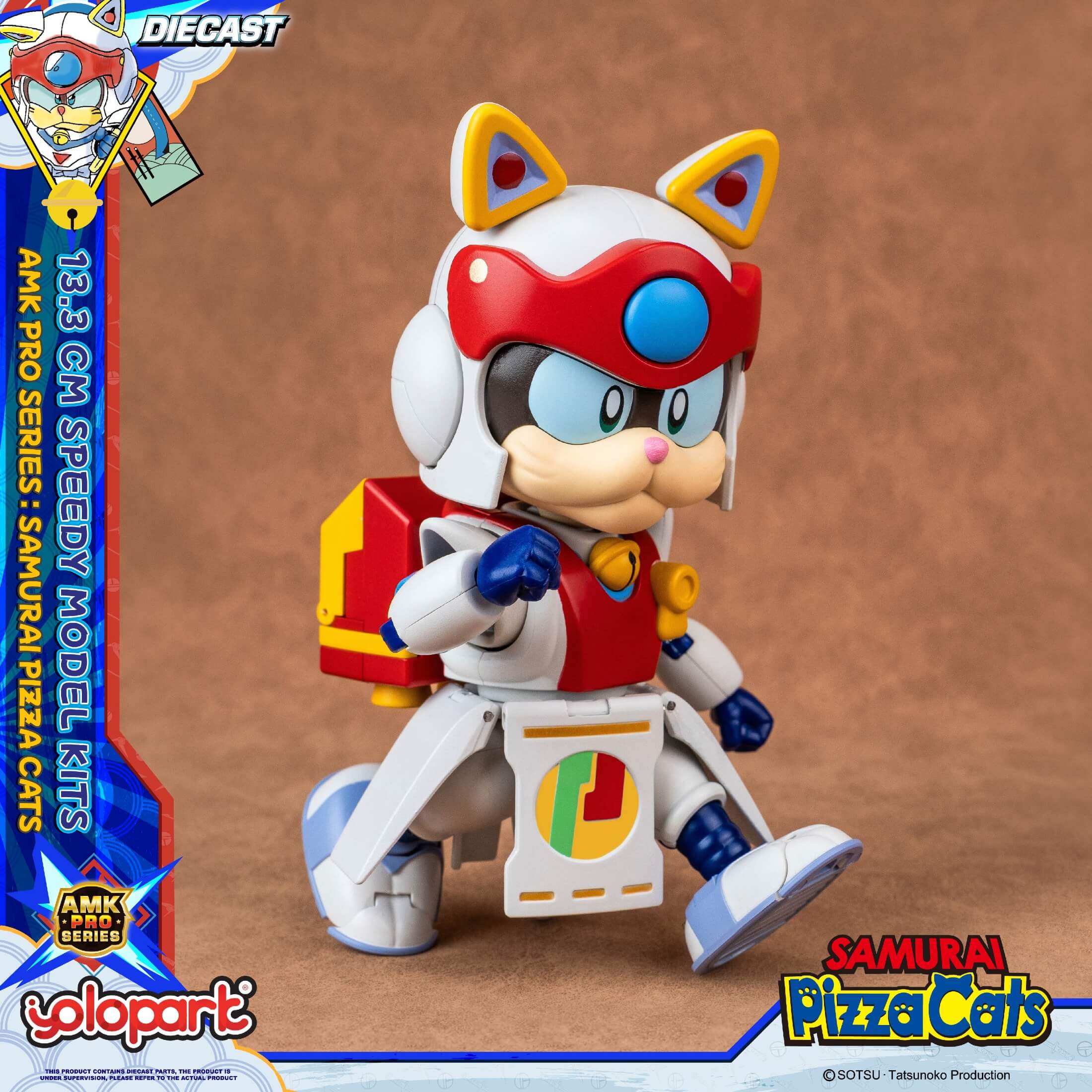 Samurai Pizza Cats - 13.3 cm Speedy Model Kit - AMK PRO Series