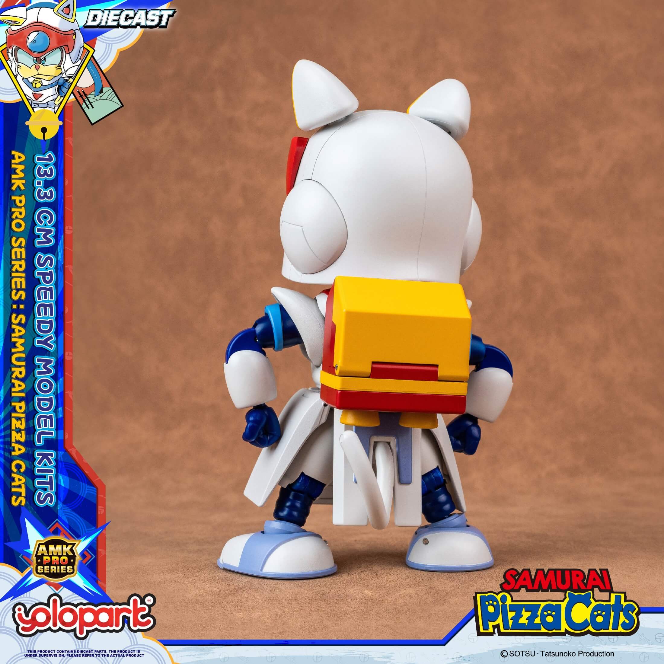 Samurai Pizza Cats - 13.3 cm Speedy Model Kit - AMK PRO Series