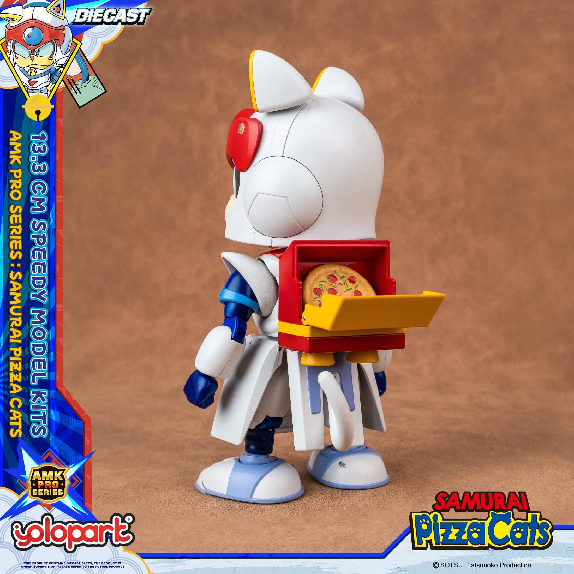Samurai Pizza Cats - 13.3 cm Speedy Model Kit - AMK PRO Series
